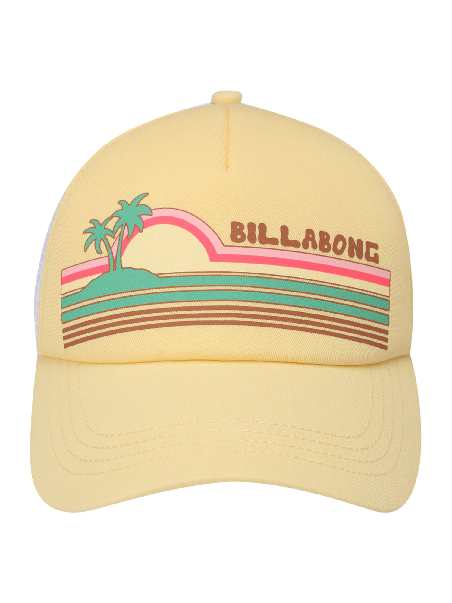 BILLABONG Kapa 'ALOHA FOREVER' apno / travnato zelena / svetlo roza / bela - Pepit.si