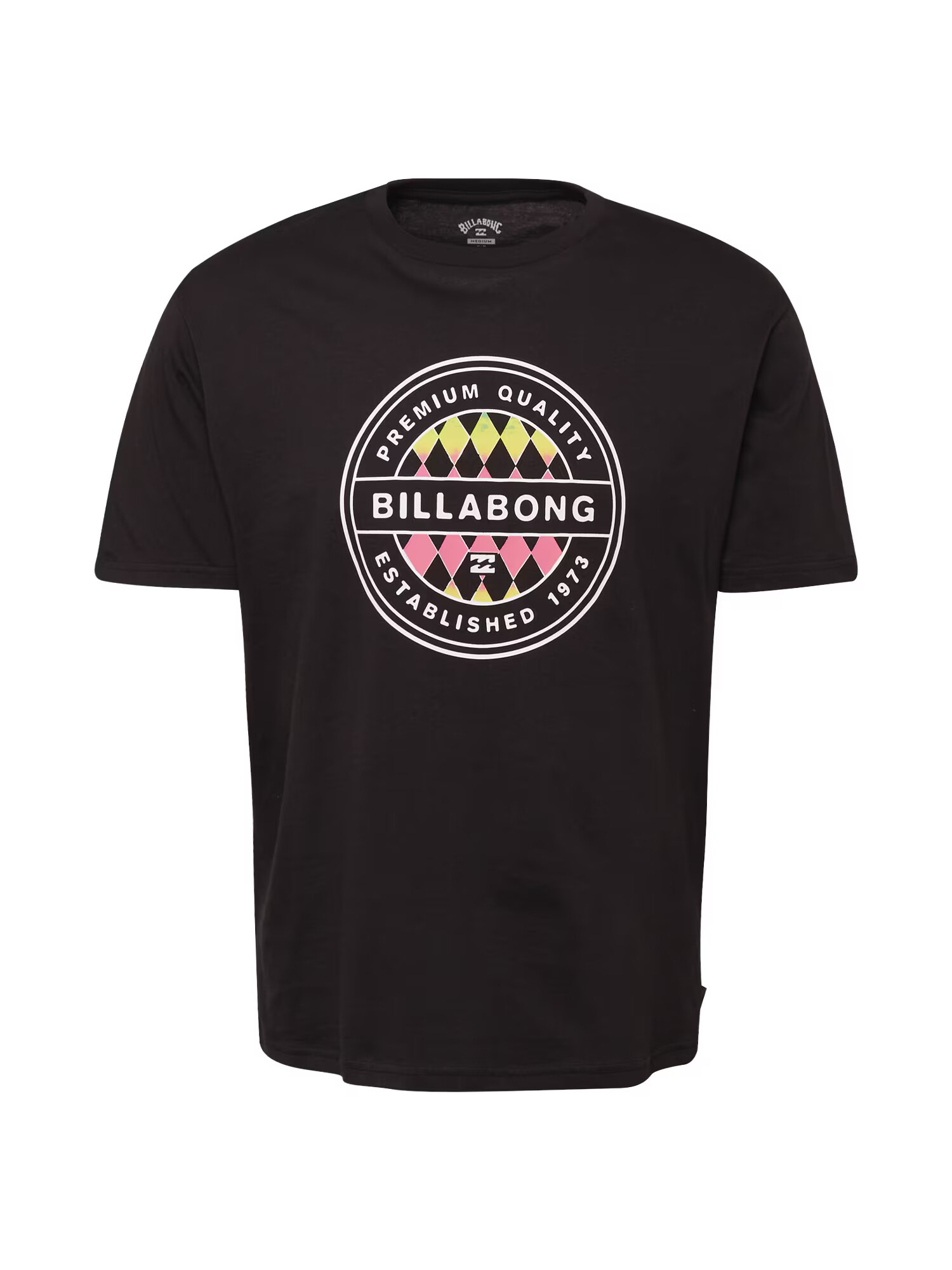 BILLABONG Majica 'ROTOR FILL' rumena / svetlo roza / črna / bela - Pepit.si