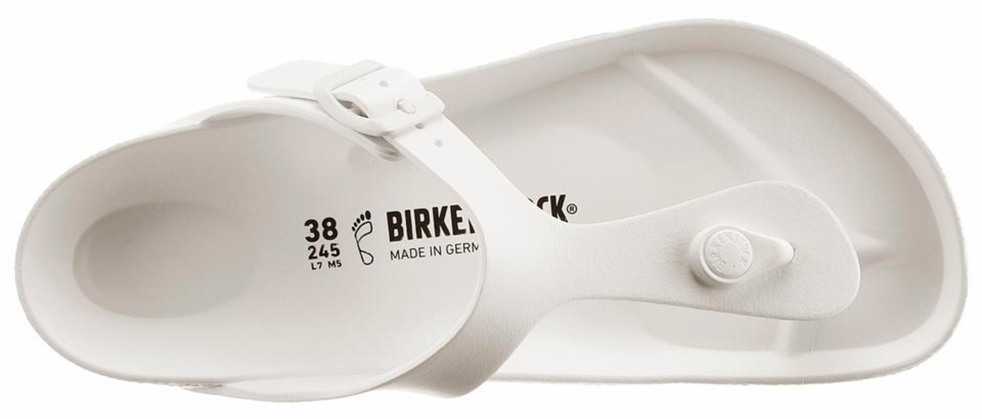 BIRKENSTOCK Japonke 'Gizeh' bela - Pepit.si