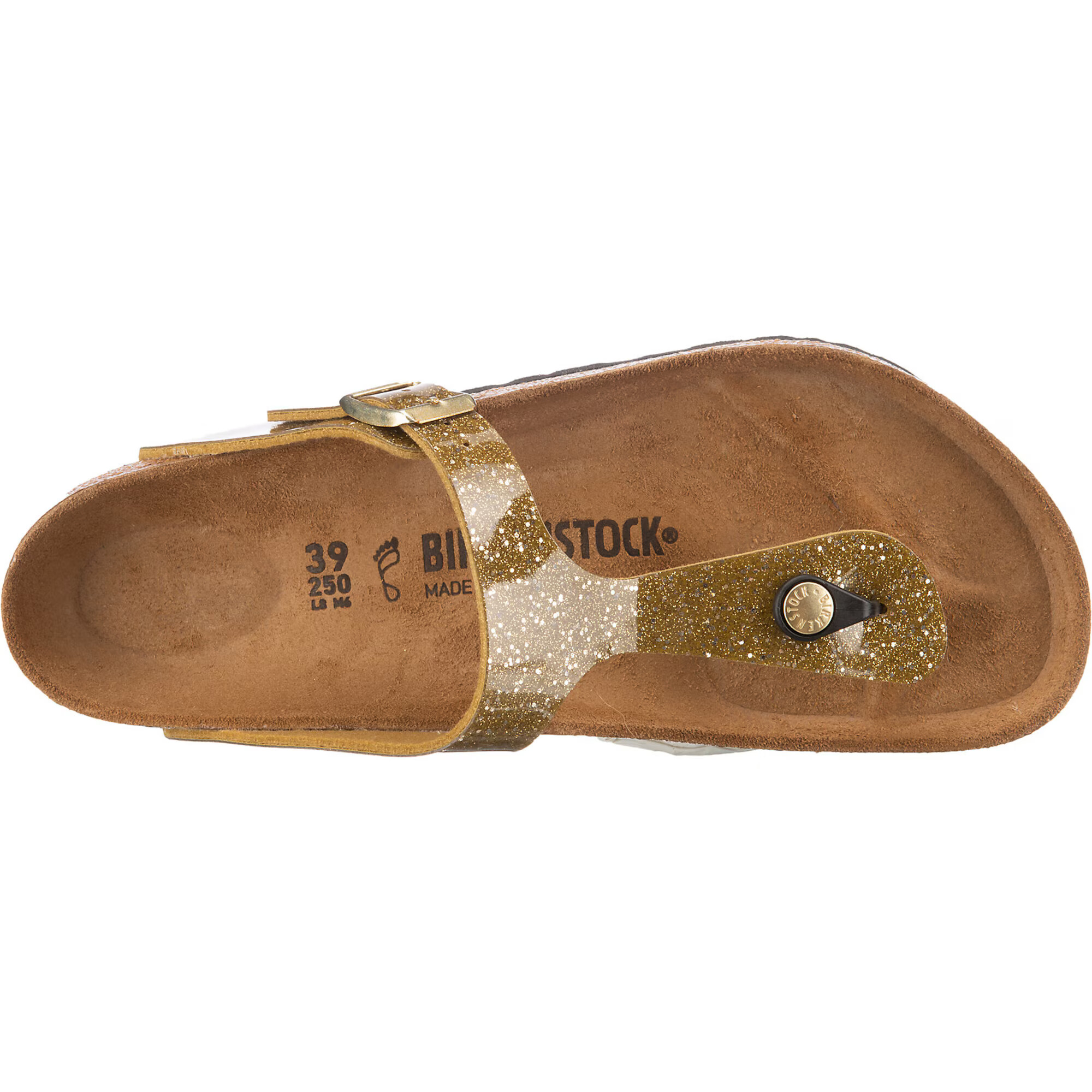 BIRKENSTOCK Japonke 'Gizeh Cosmic Sparkle' zlata - Pepit.si