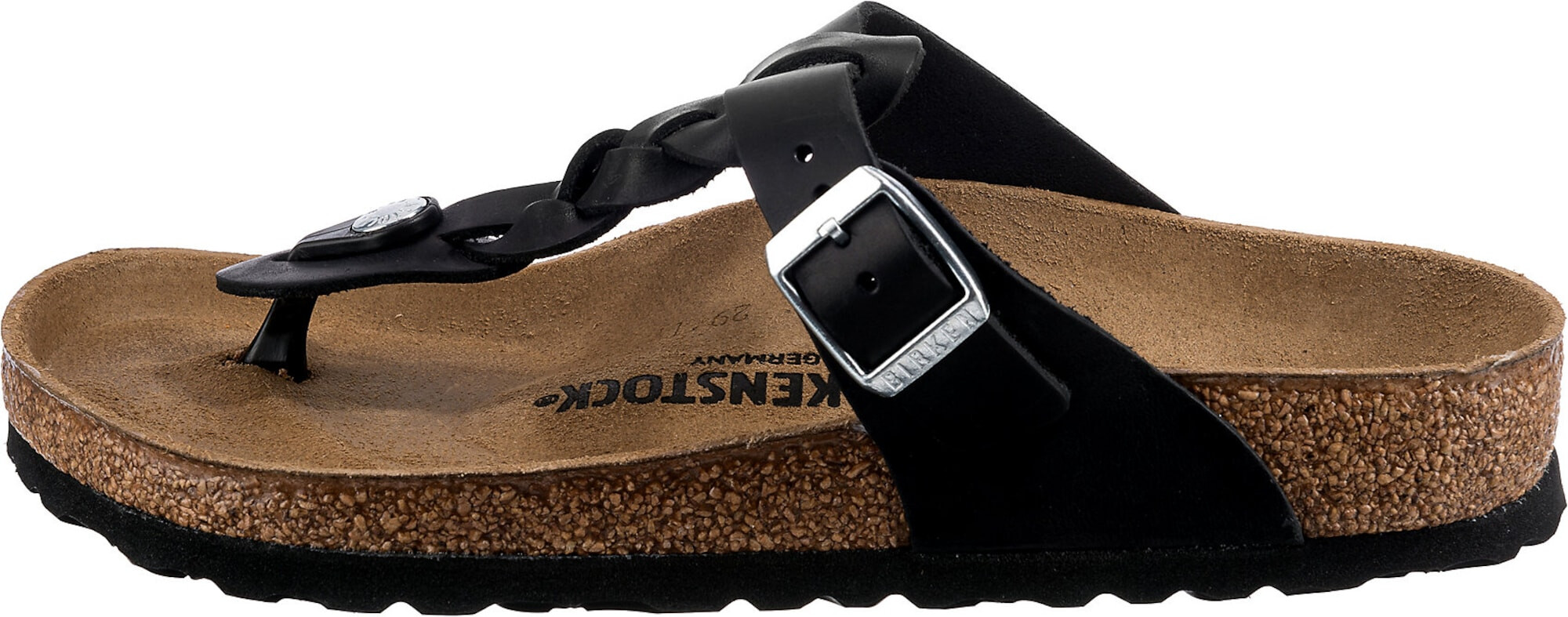 BIRKENSTOCK Japonke 'Gizeh' črna - Pepit.si