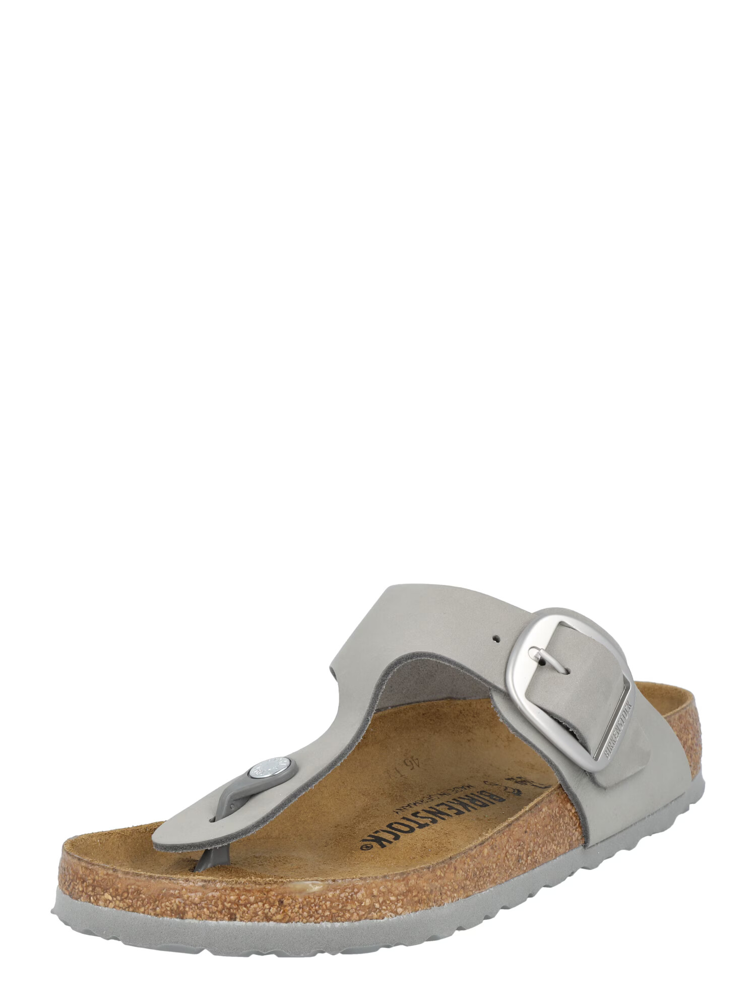 BIRKENSTOCK Japonke 'Gizeh Big Buckle' siva - Pepit.si