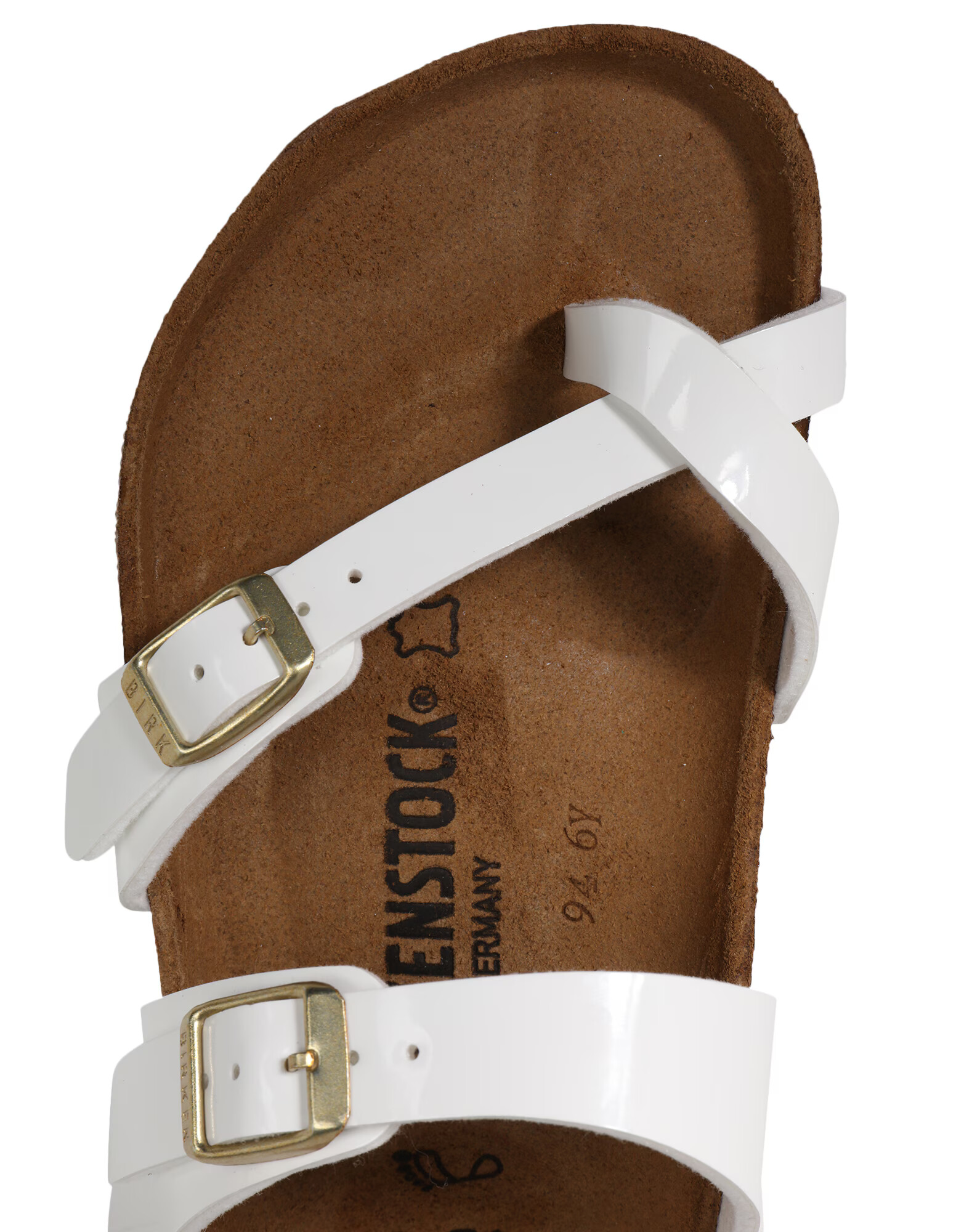 BIRKENSTOCK Japonke 'Mayari' zlata / bela - Pepit.si