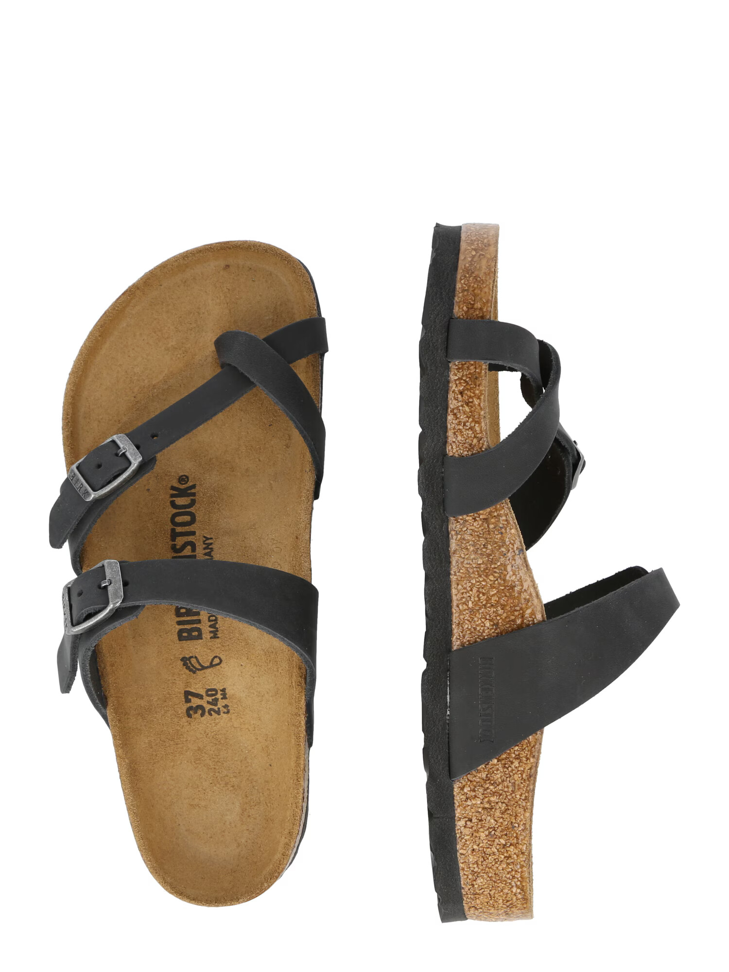 BIRKENSTOCK Japonke 'Mayari' črna - Pepit.si