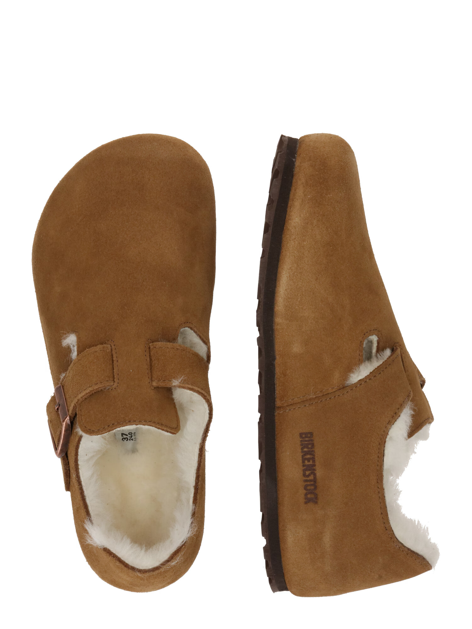 BIRKENSTOCK Natikači 'London' karamel - Pepit.si