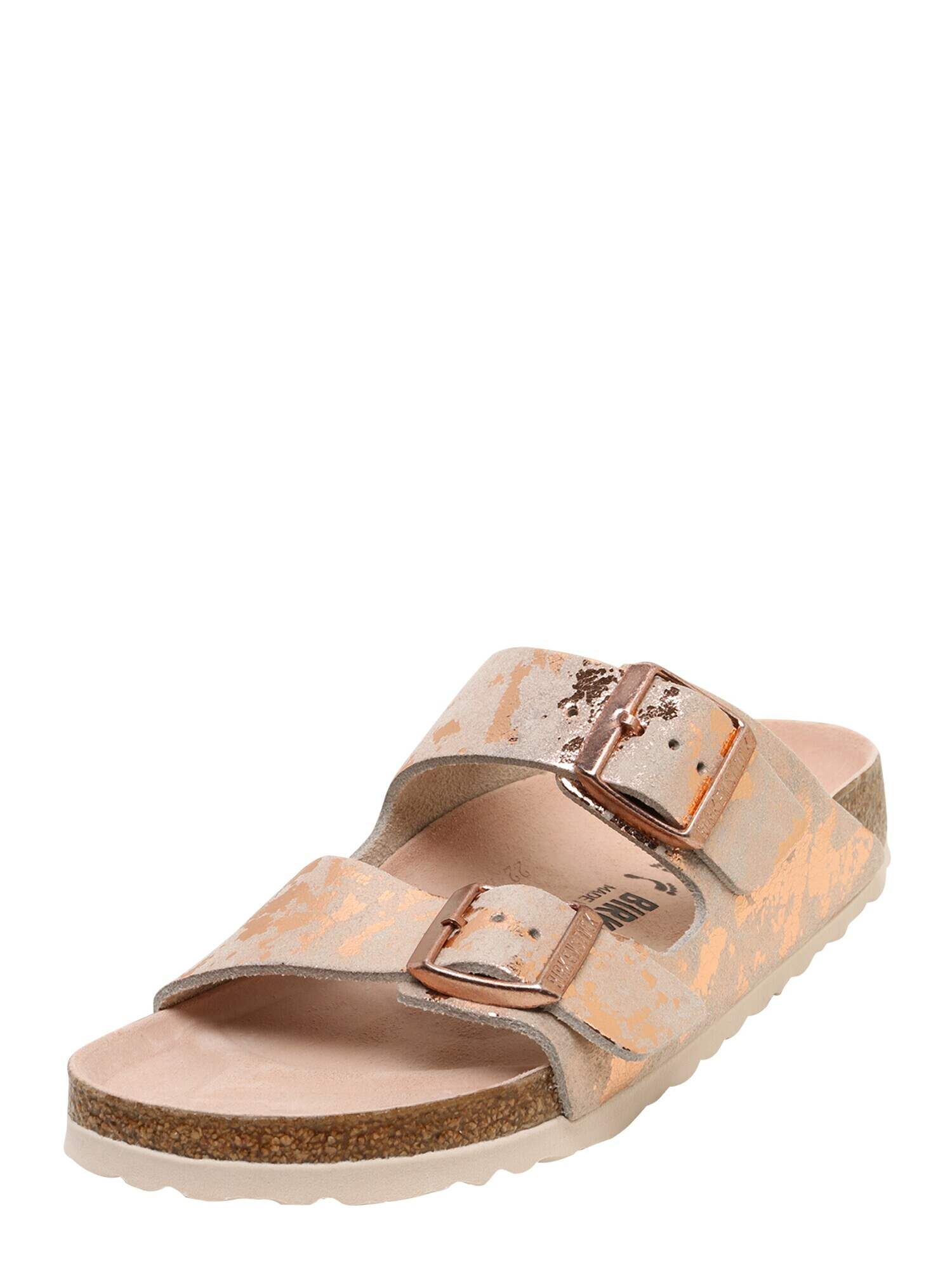 BIRKENSTOCK Nizki natikači 'Arizona' bakrena / rožnato zlata - Pepit.si