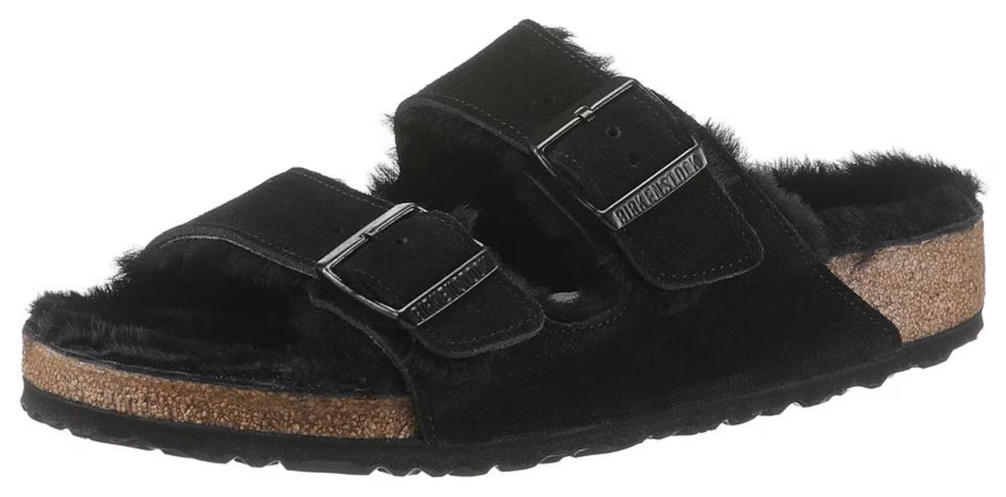 BIRKENSTOCK Nizki natikači 'Arizona' rjava / črna - Pepit.si