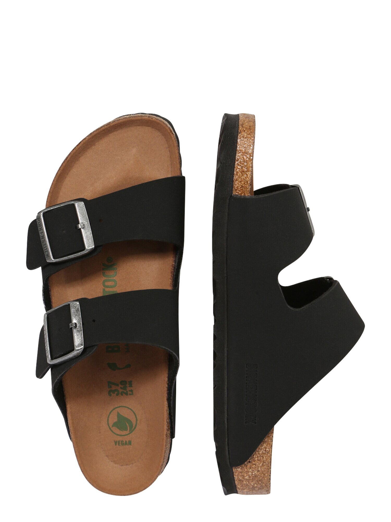 BIRKENSTOCK Nizki natikači 'Arizona' črna - Pepit.si