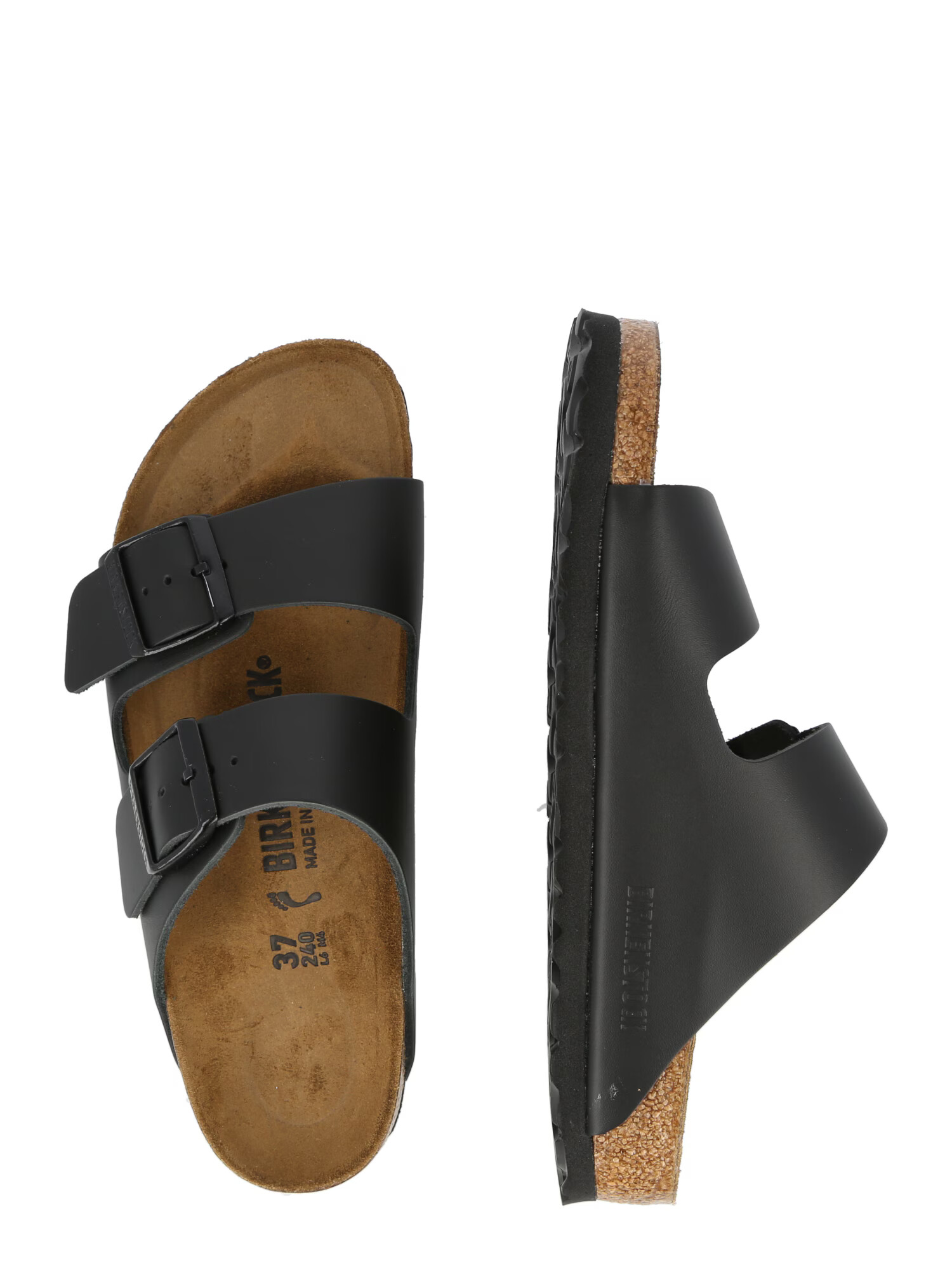 BIRKENSTOCK Nizki natikači 'Arizona' črna - Pepit.si