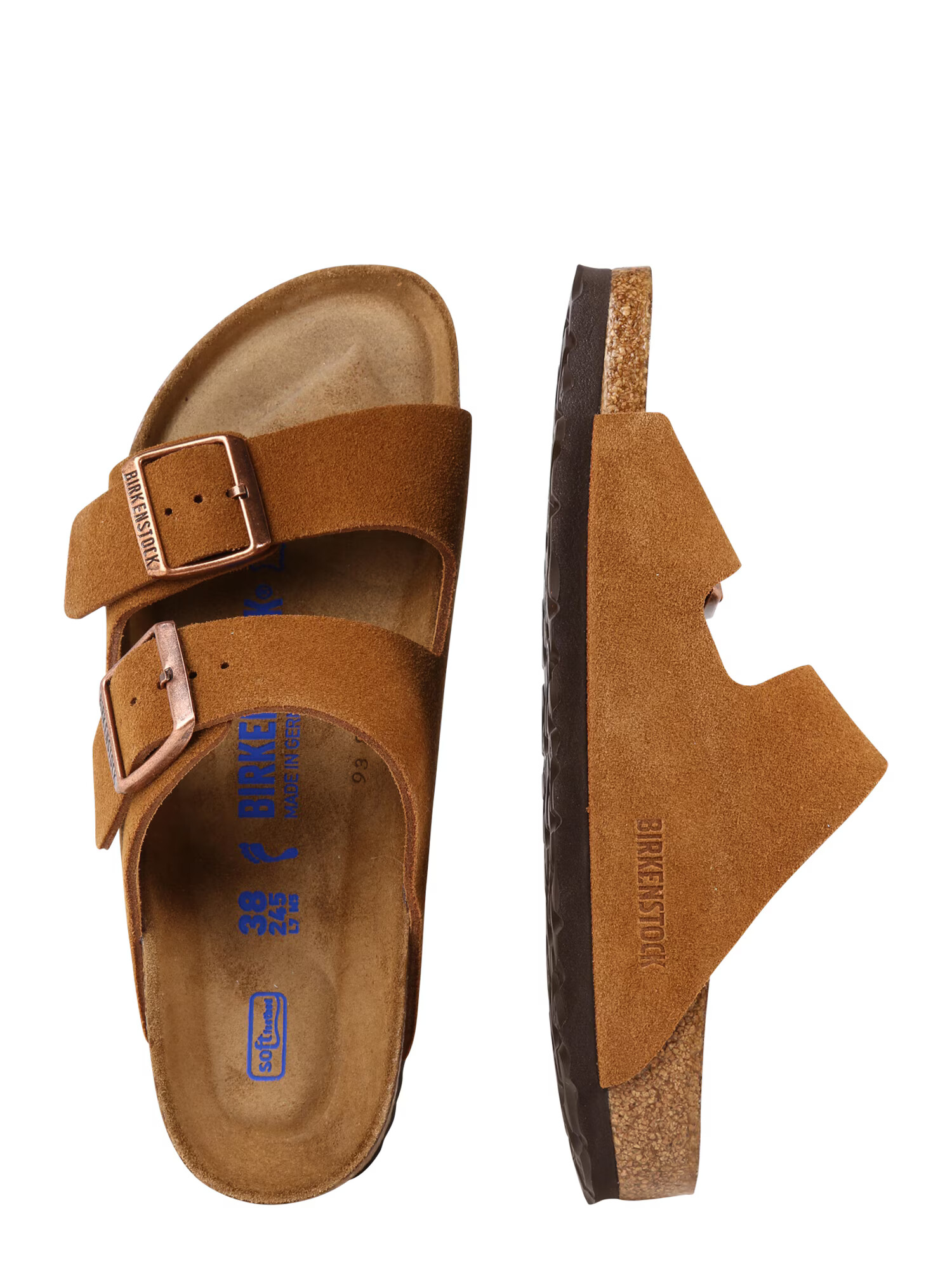 BIRKENSTOCK Nizki natikači 'Arizona' konjak - Pepit.si