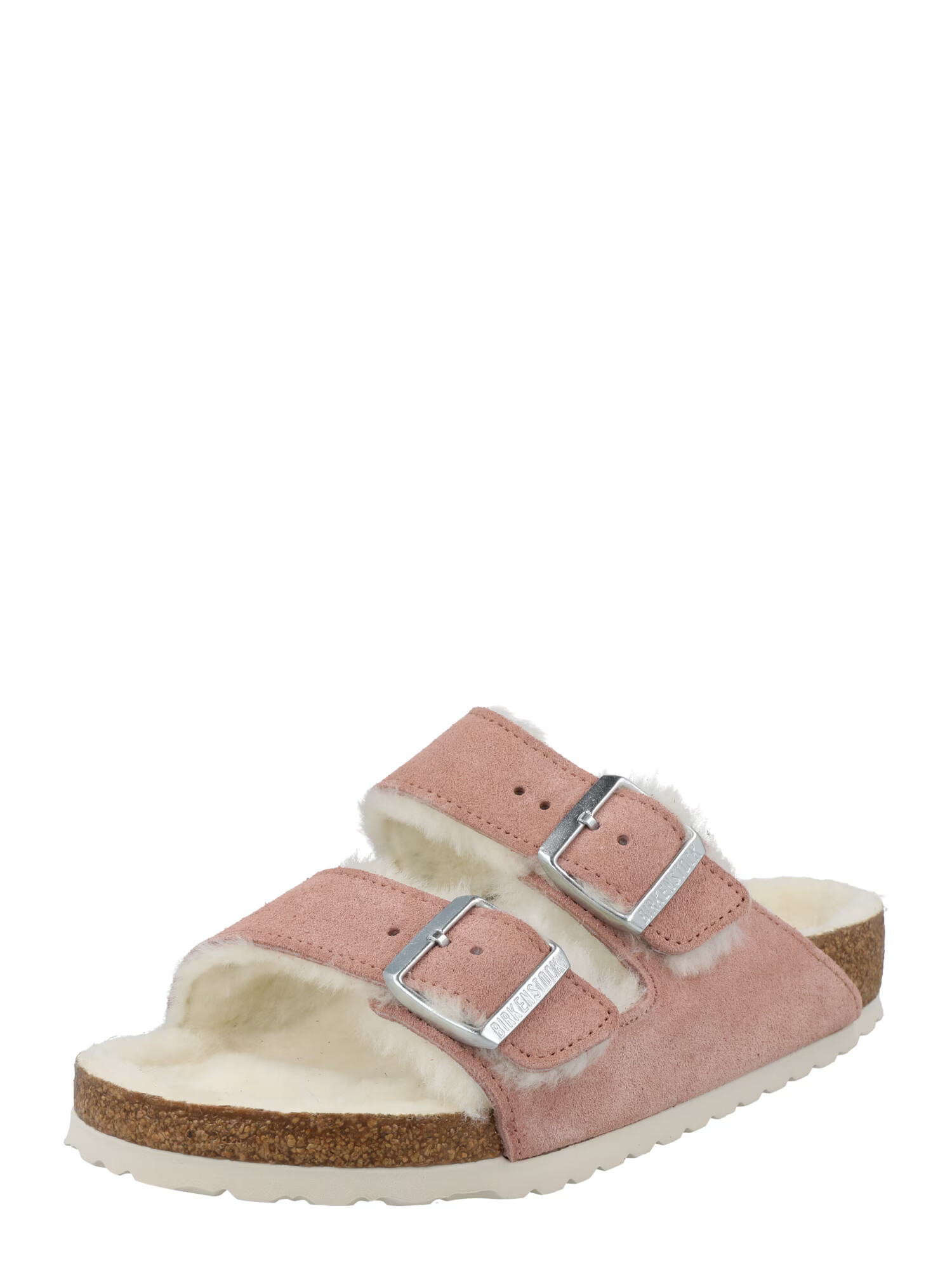 BIRKENSTOCK Nizki natikači 'Arizona' kremna / rjava / roza - Pepit.si