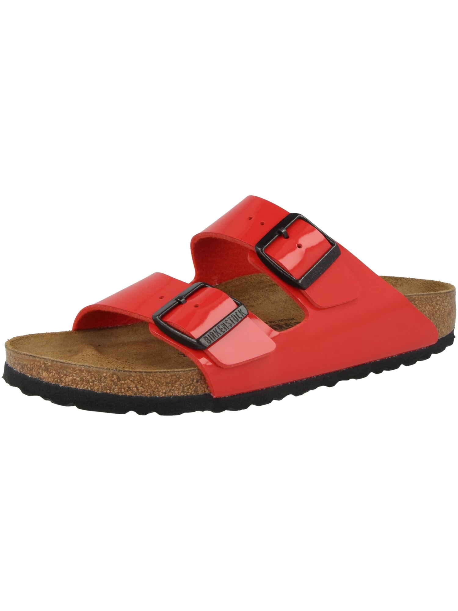 BIRKENSTOCK Nizki natikači 'Arizona' rdeča / črna - Pepit.si