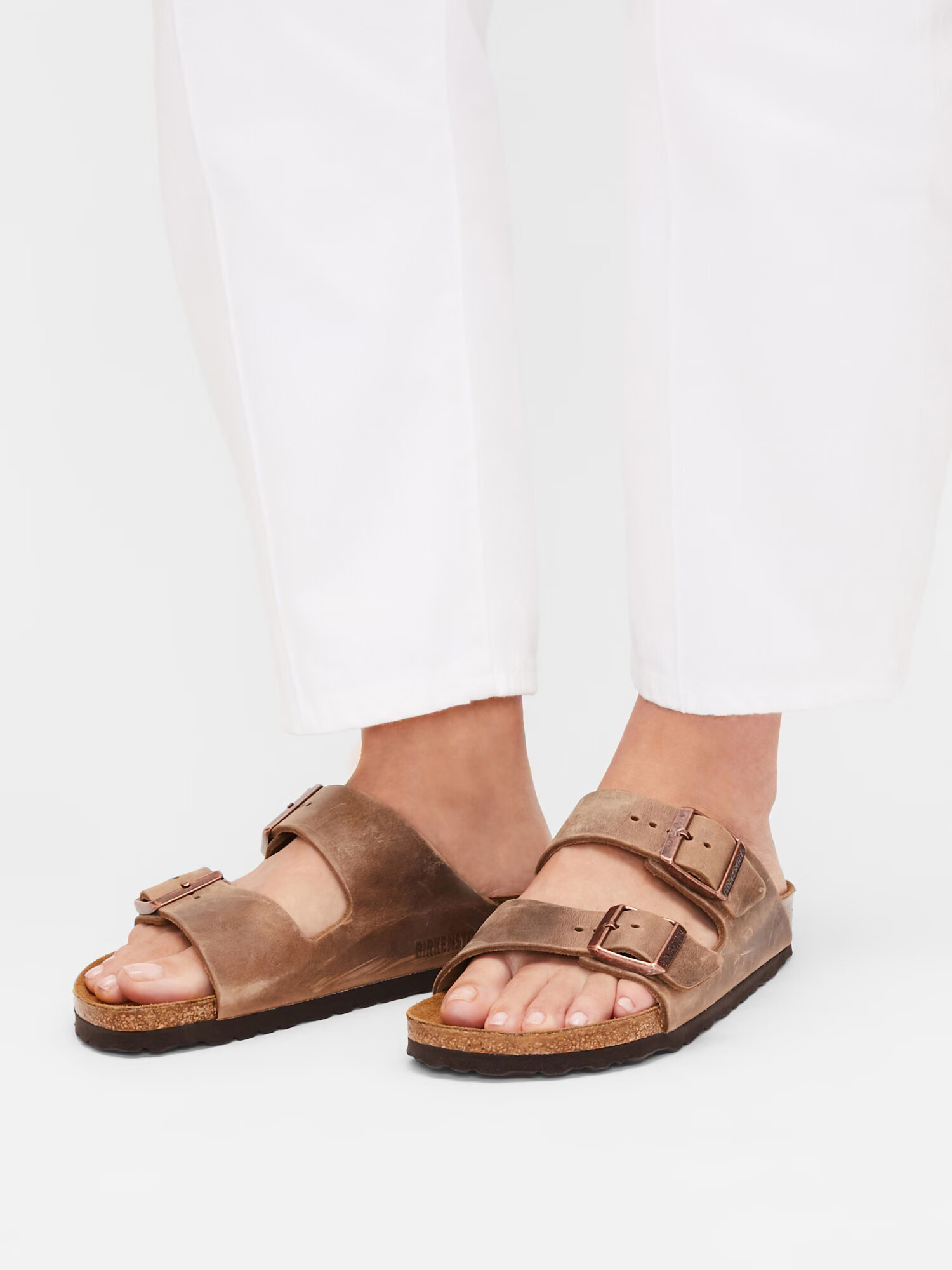 BIRKENSTOCK Nizki natikači 'Arizona' rjava - Pepit.si