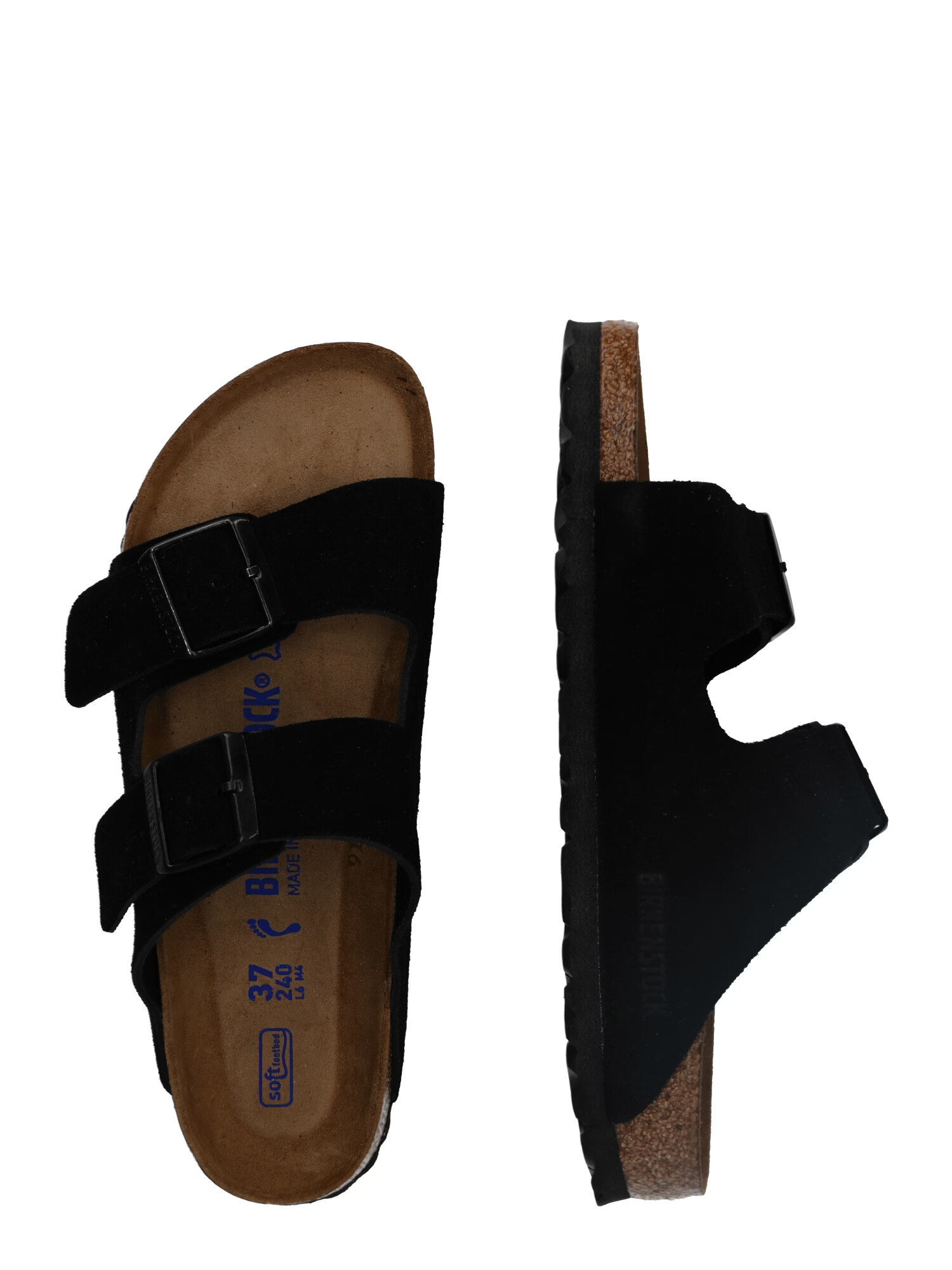 BIRKENSTOCK Nizki natikači 'Arizona' črna - Pepit.si