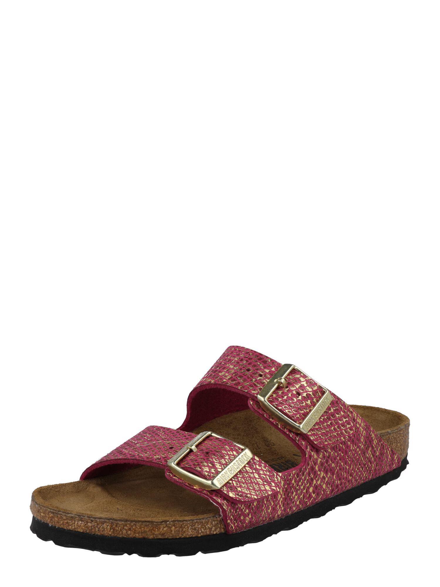 BIRKENSTOCK Nizki natikači 'Arizona' zlata / fuksija - Pepit.si