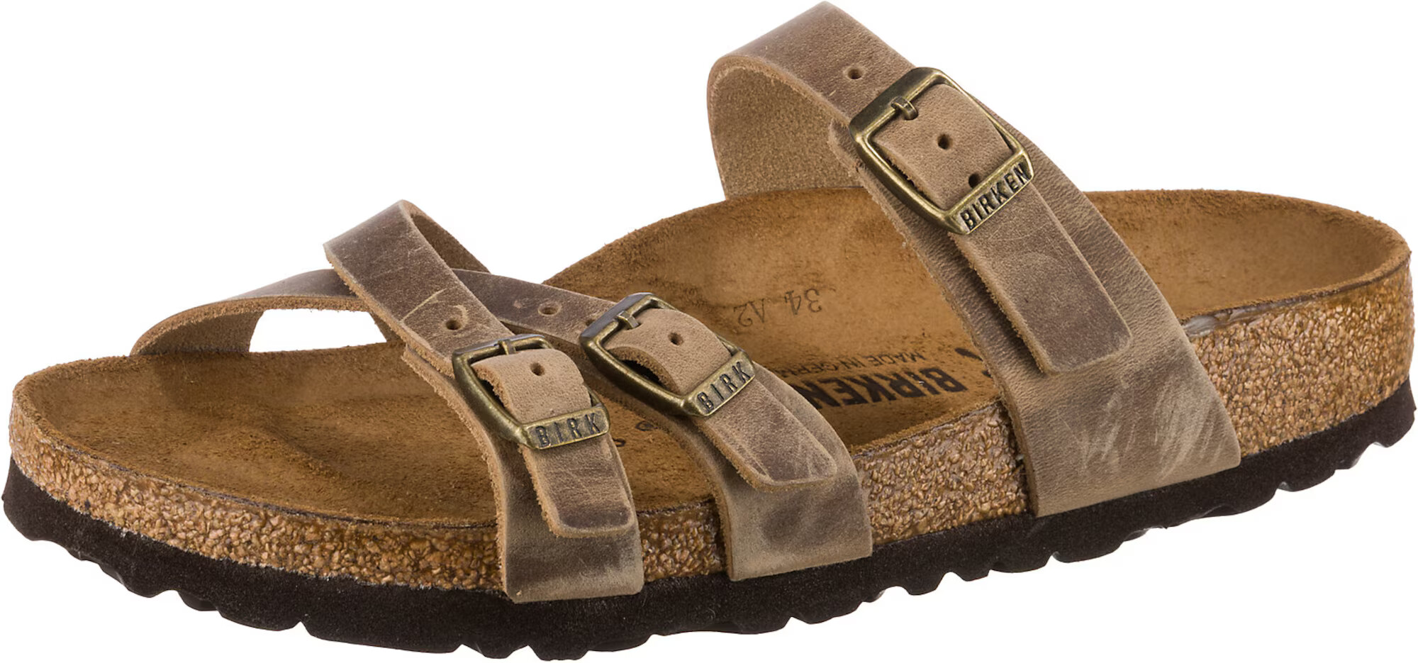 BIRKENSTOCK Nizki natikači 'Franca' rjava - Pepit.si