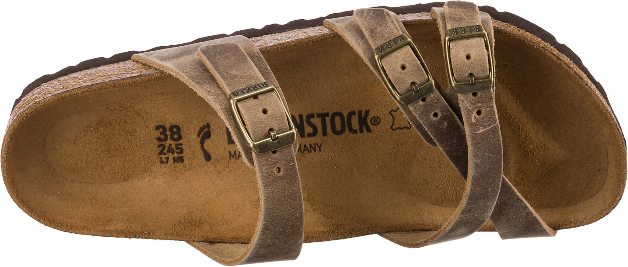 BIRKENSTOCK Nizki natikači 'Franca' rjava - Pepit.si