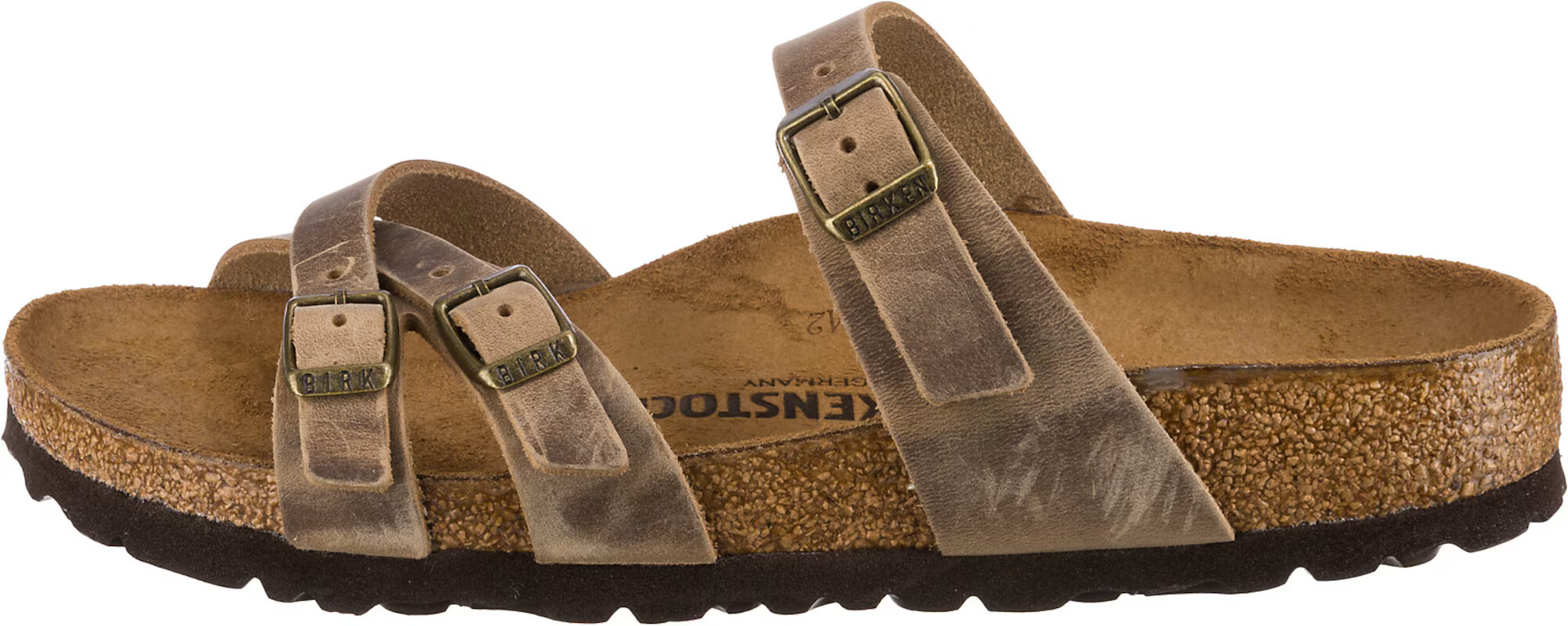 BIRKENSTOCK Nizki natikači 'Franca' rjava - Pepit.si