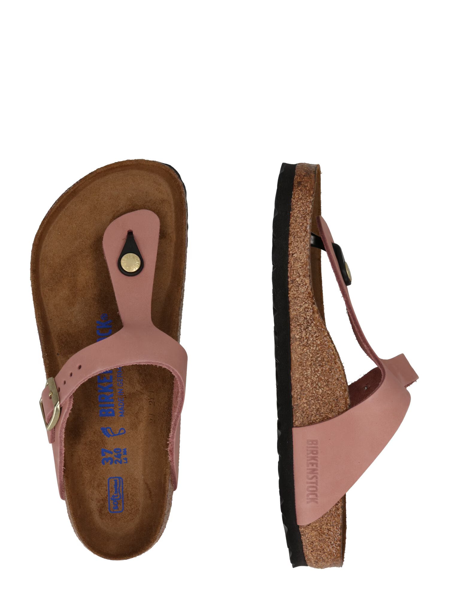 BIRKENSTOCK Nizki natikači 'Gizeh' roza - Pepit.si