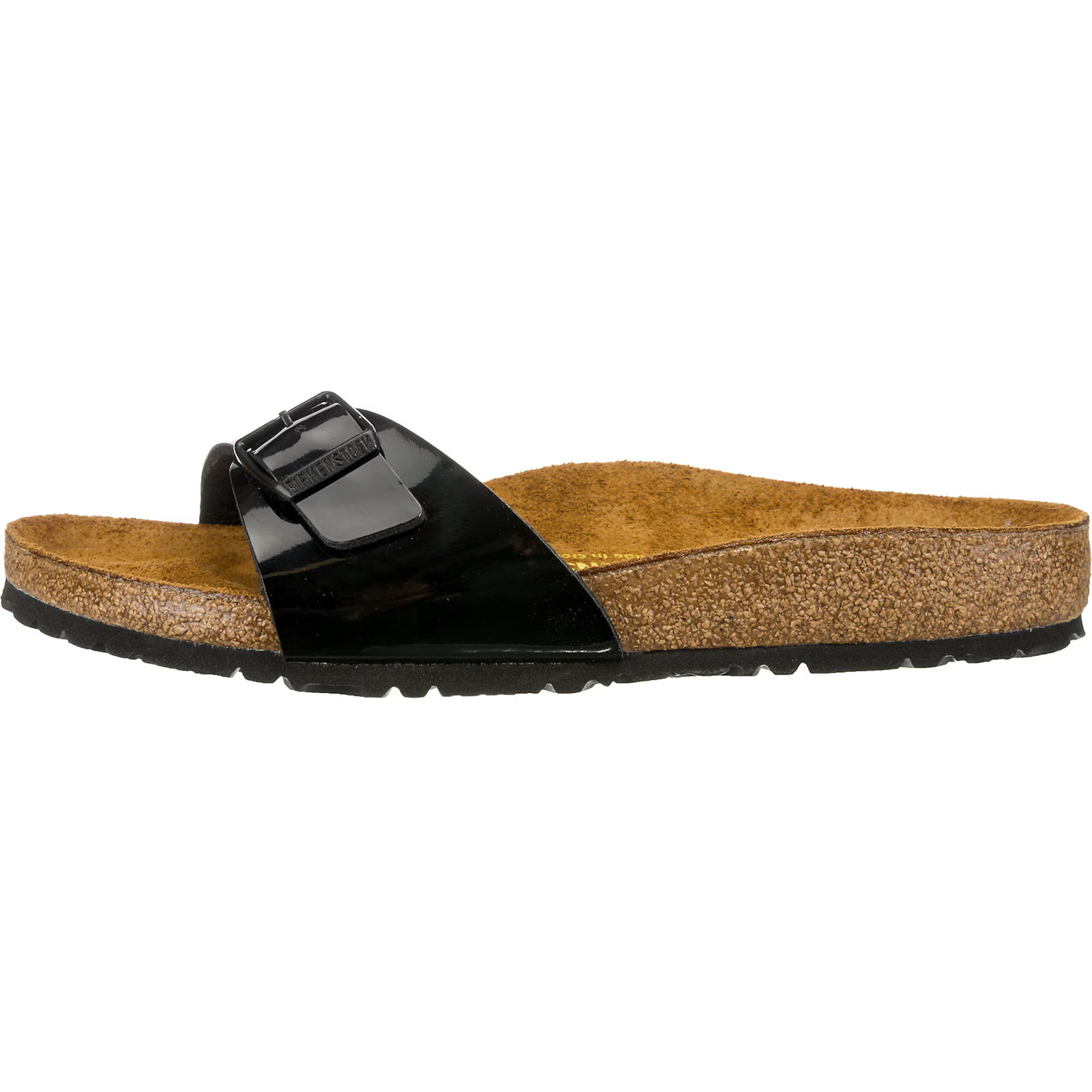 BIRKENSTOCK Nizki natikači konjak / črna - Pepit.si