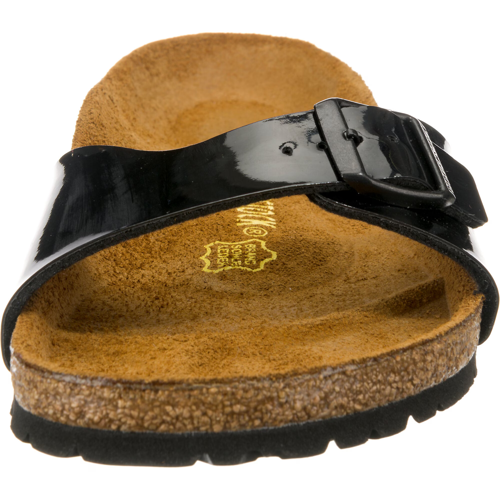 BIRKENSTOCK Nizki natikači konjak / črna - Pepit.si