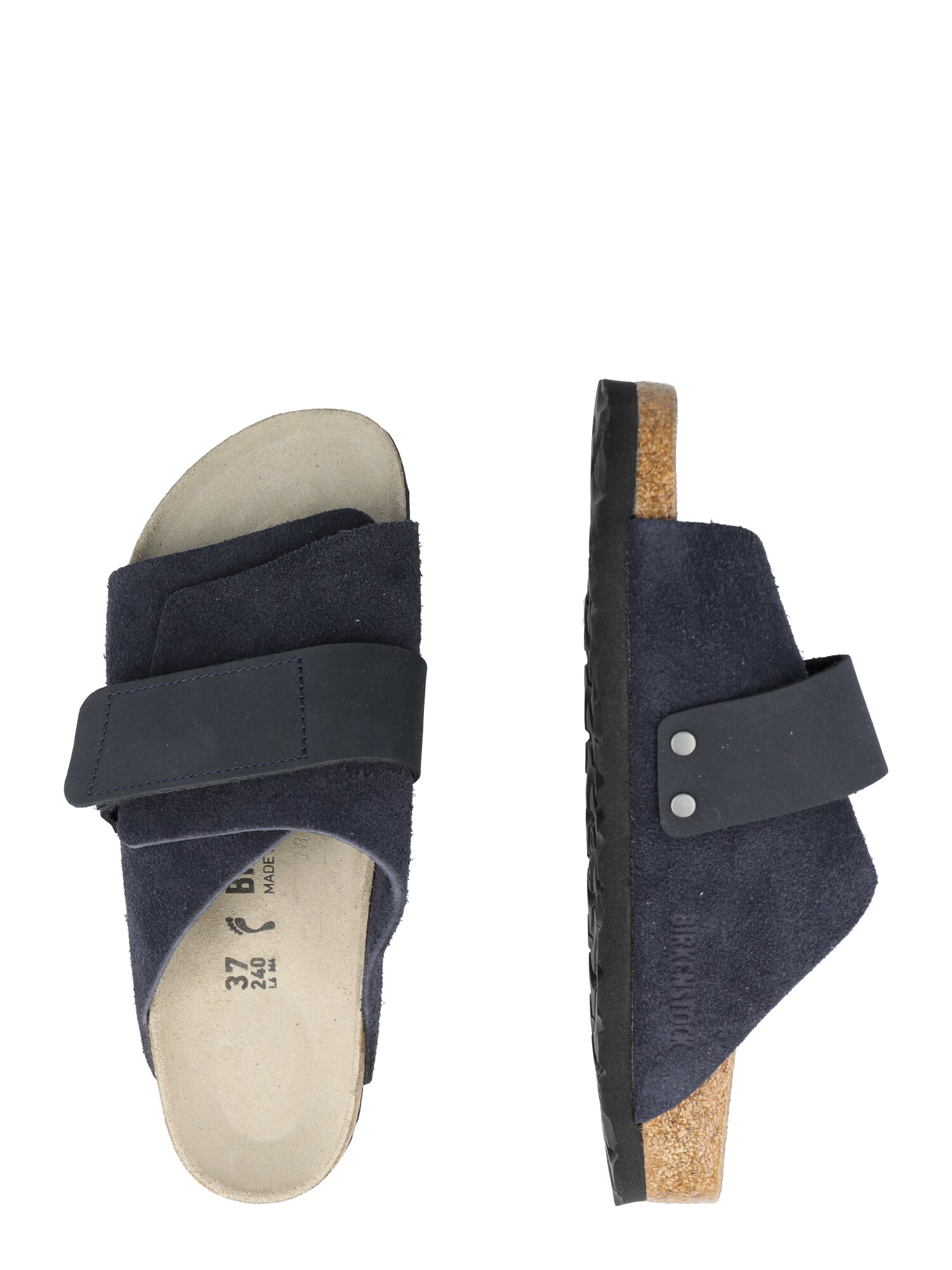 BIRKENSTOCK Nizki natikači 'Kyoto' temno modra - Pepit.si