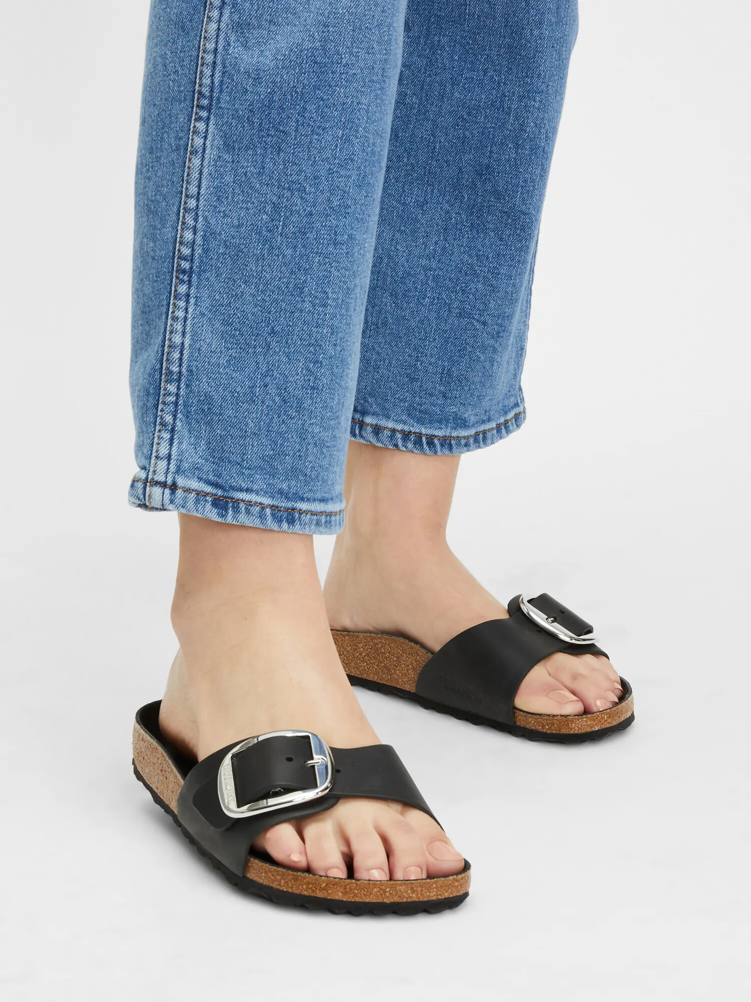 BIRKENSTOCK Nizki natikači 'Madrid' črna - Pepit.si