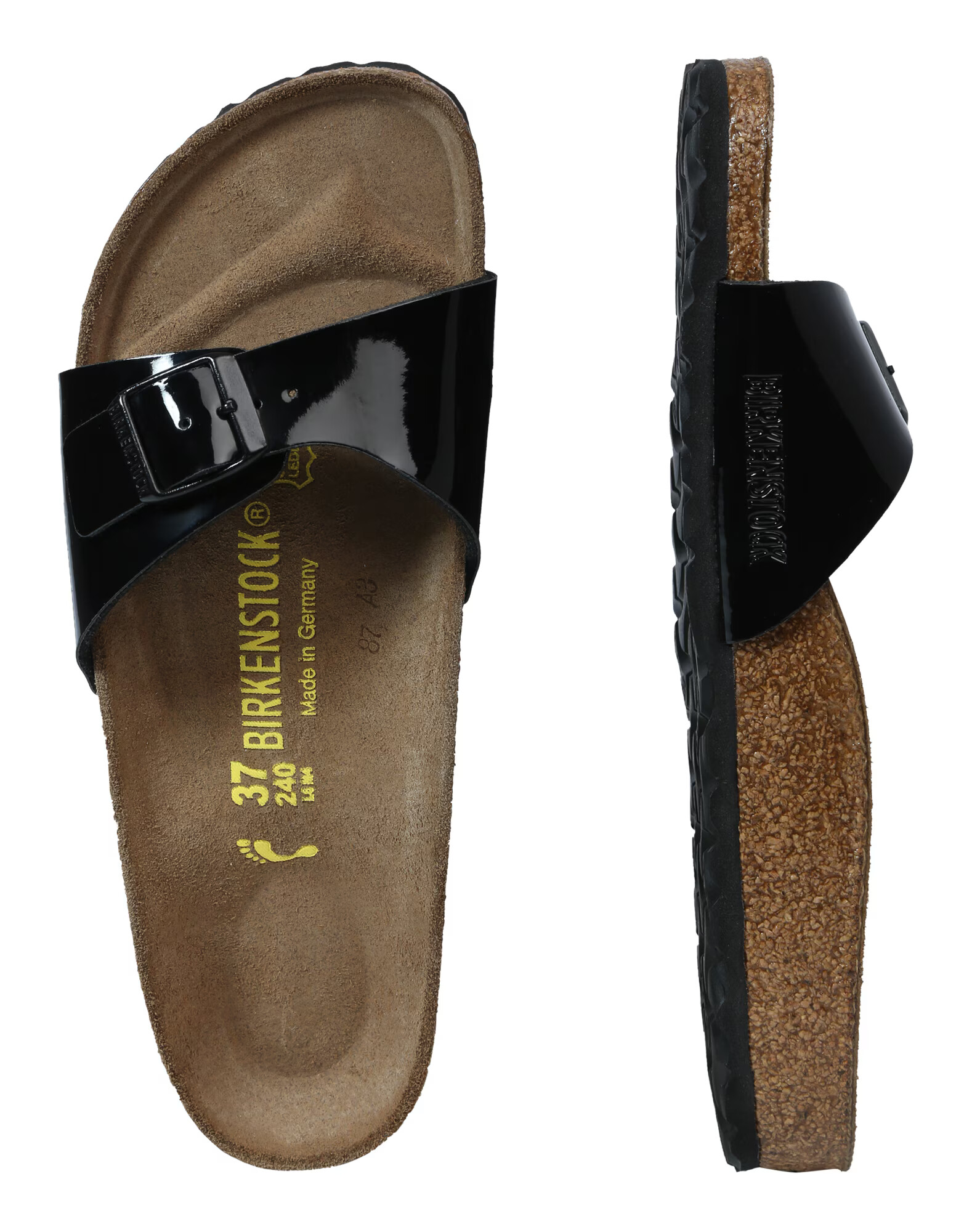 BIRKENSTOCK Nizki natikači 'Madrid' črna - Pepit.si