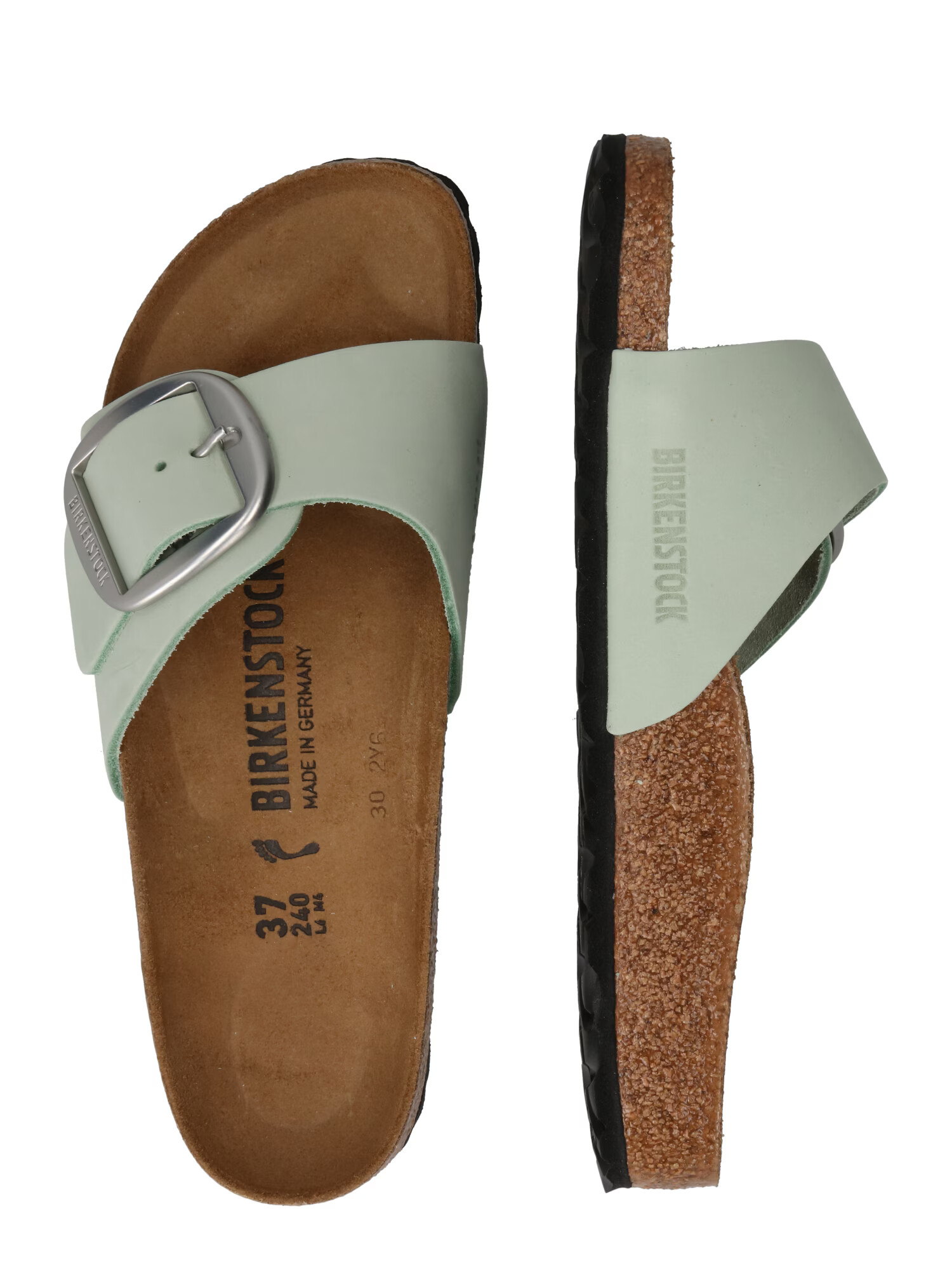 BIRKENSTOCK Nizki natikači 'Madrid' pastelno zelena - Pepit.si