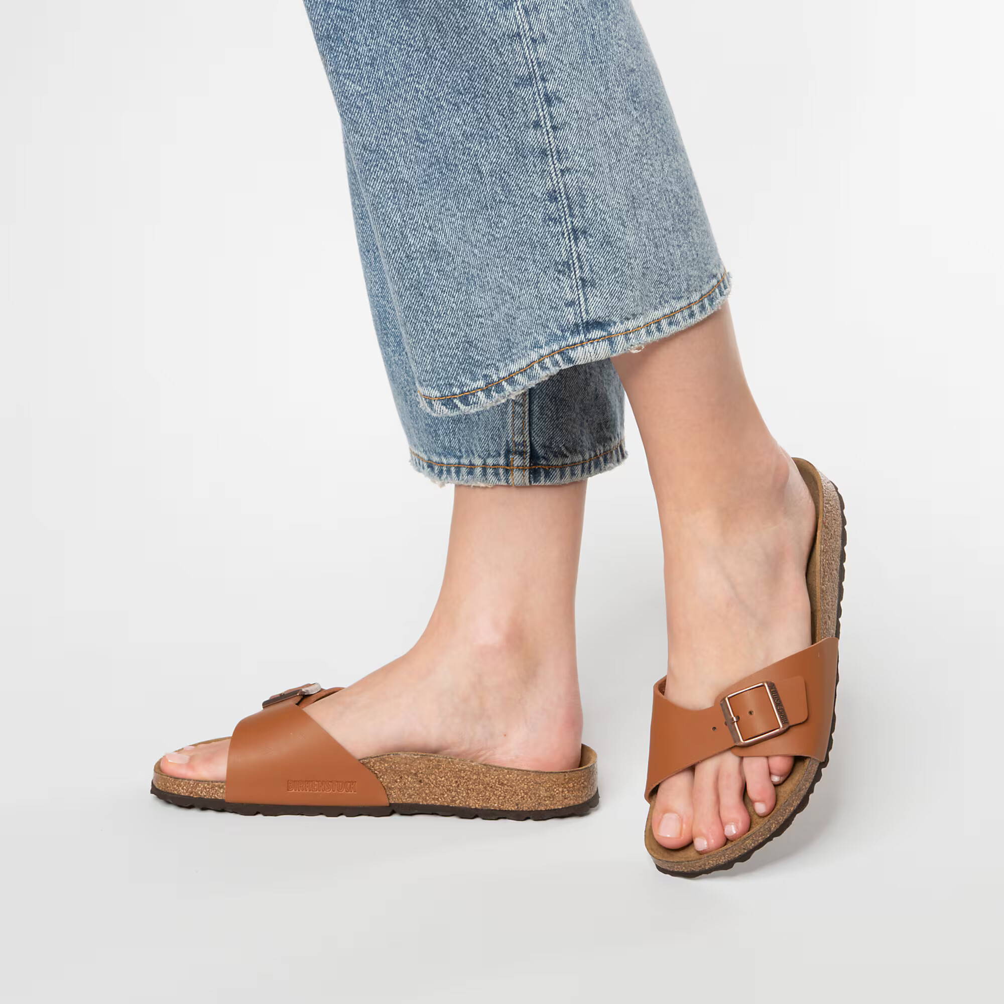 BIRKENSTOCK Nizki natikači 'Madrid' rjava - Pepit.si