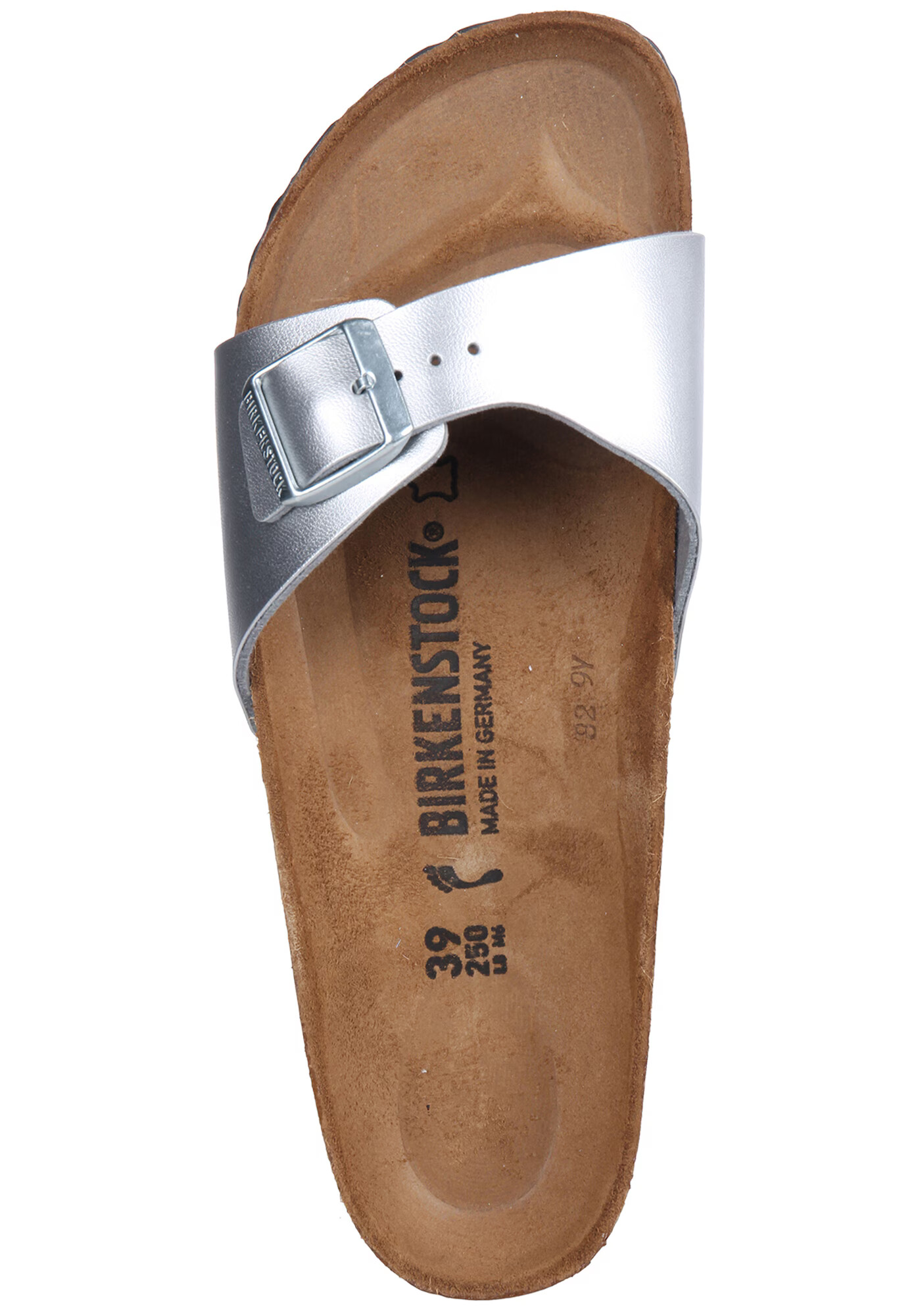 BIRKENSTOCK Nizki natikači 'Madrid' srebrna - Pepit.si