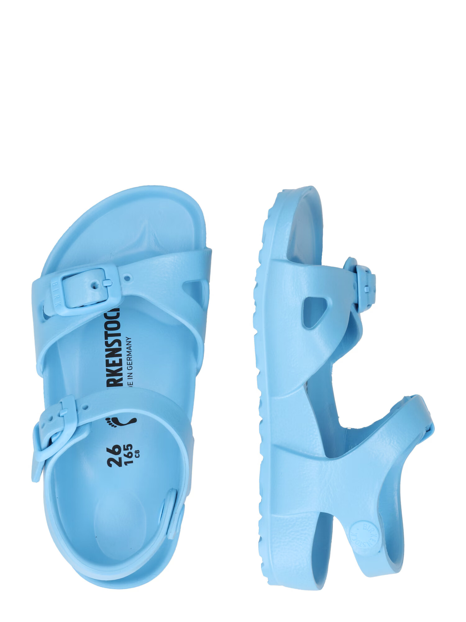 BIRKENSTOCK Odprti čevlji 'Rio' nebeško modra - Pepit.si