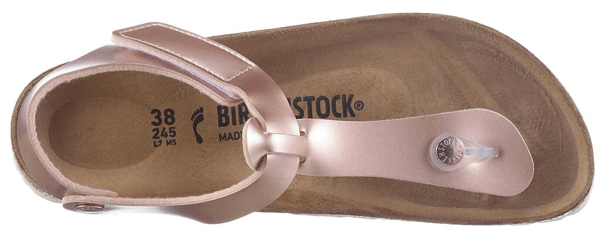 BIRKENSTOCK Sandali 'Kairo' svetlo roza - Pepit.si