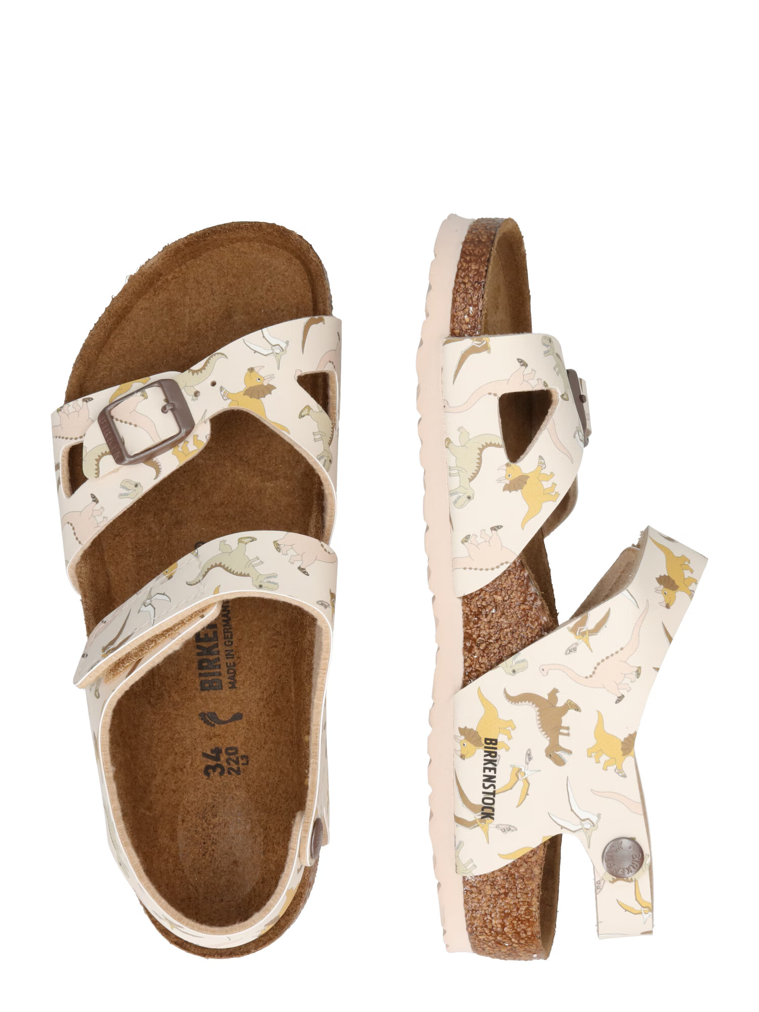 BIRKENSTOCK Sandali 'Colorado' kremna / rjava / roza / bela - Pepit.si