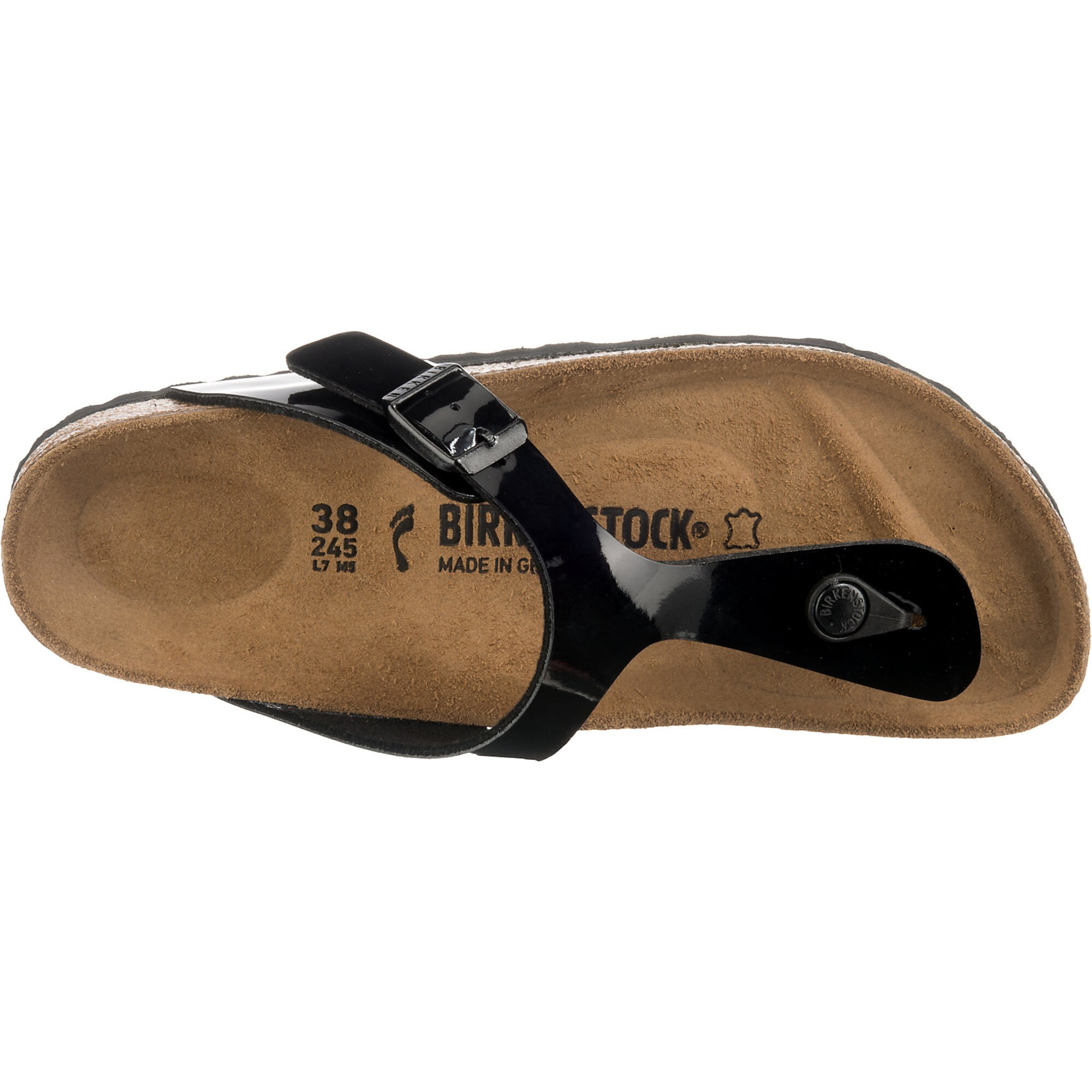 BIRKENSTOCK Japonke 'Gizeh' črna - Pepit.si