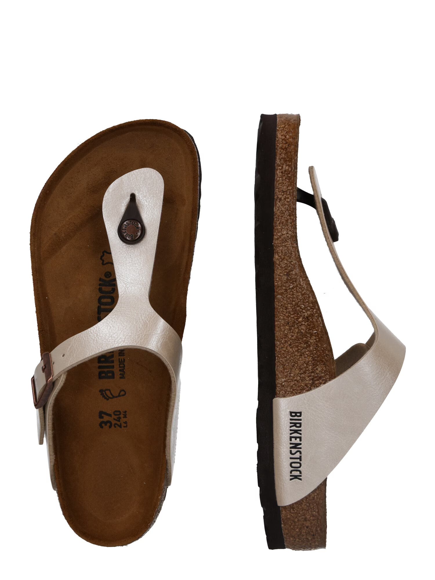 BIRKENSTOCK Japonke 'Gizeh' kremna - Pepit.si