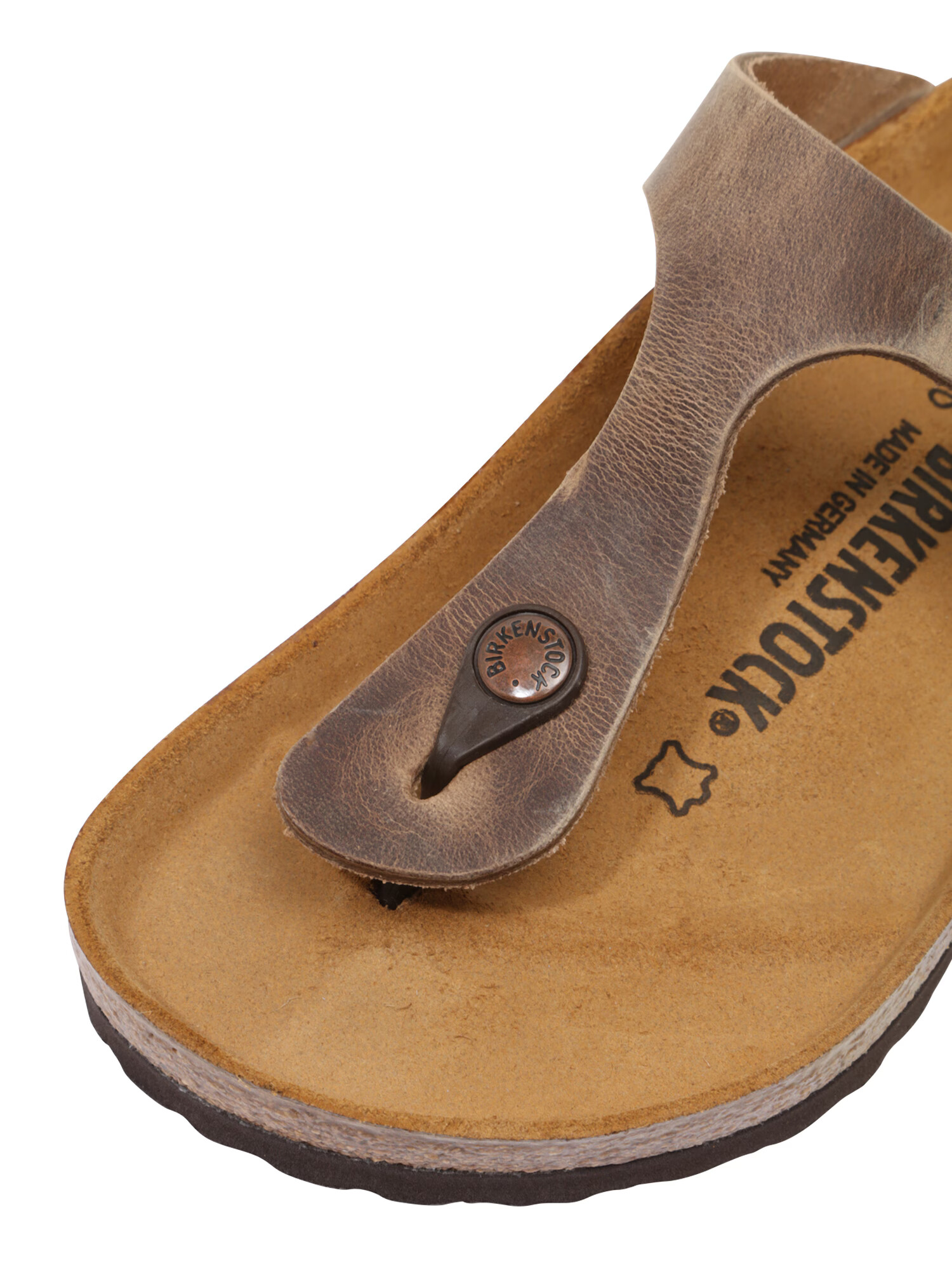 BIRKENSTOCK Japonke 'Gizeh' rjava - Pepit.si