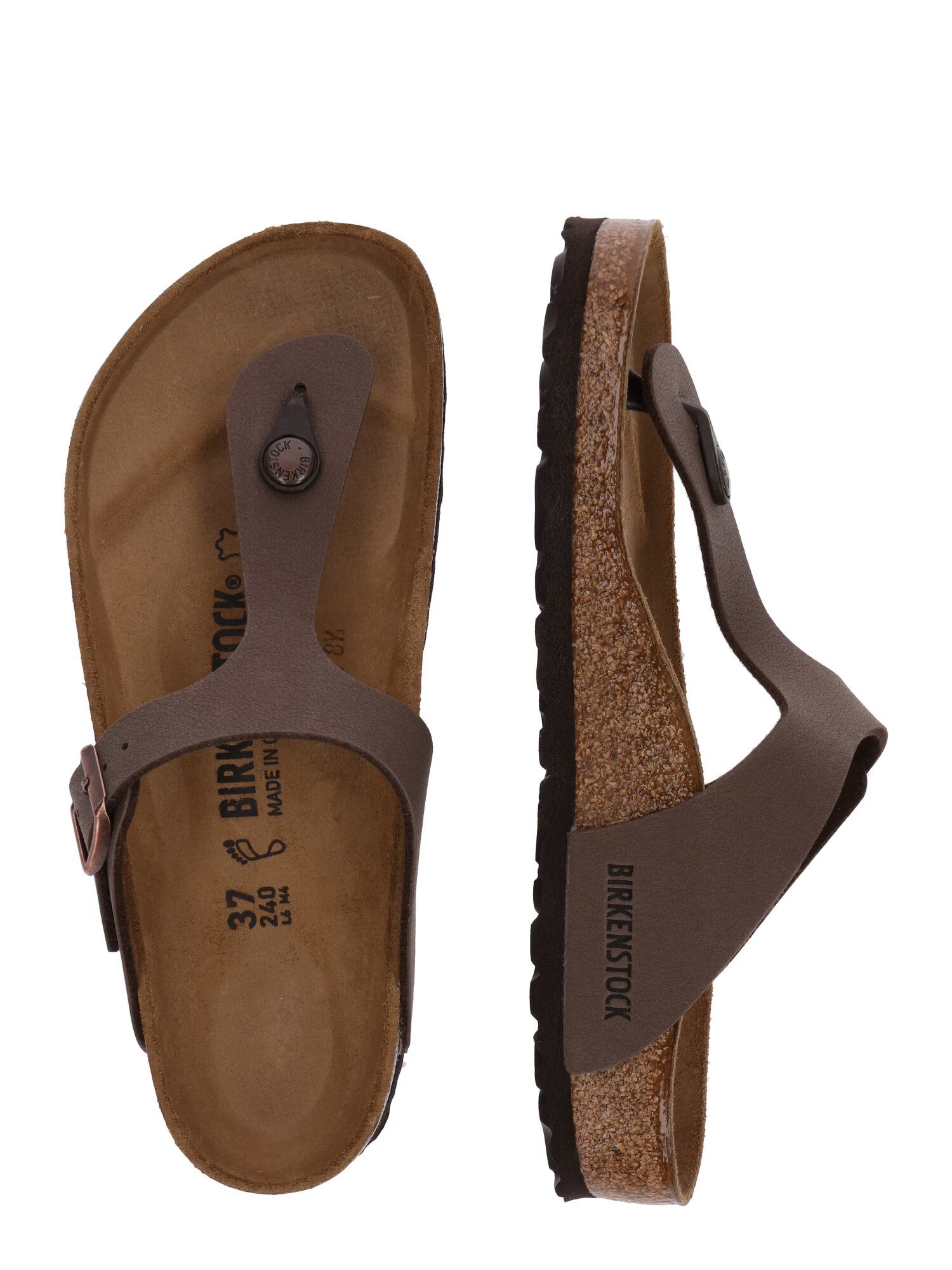 BIRKENSTOCK Japonke temno rjava - Pepit.si