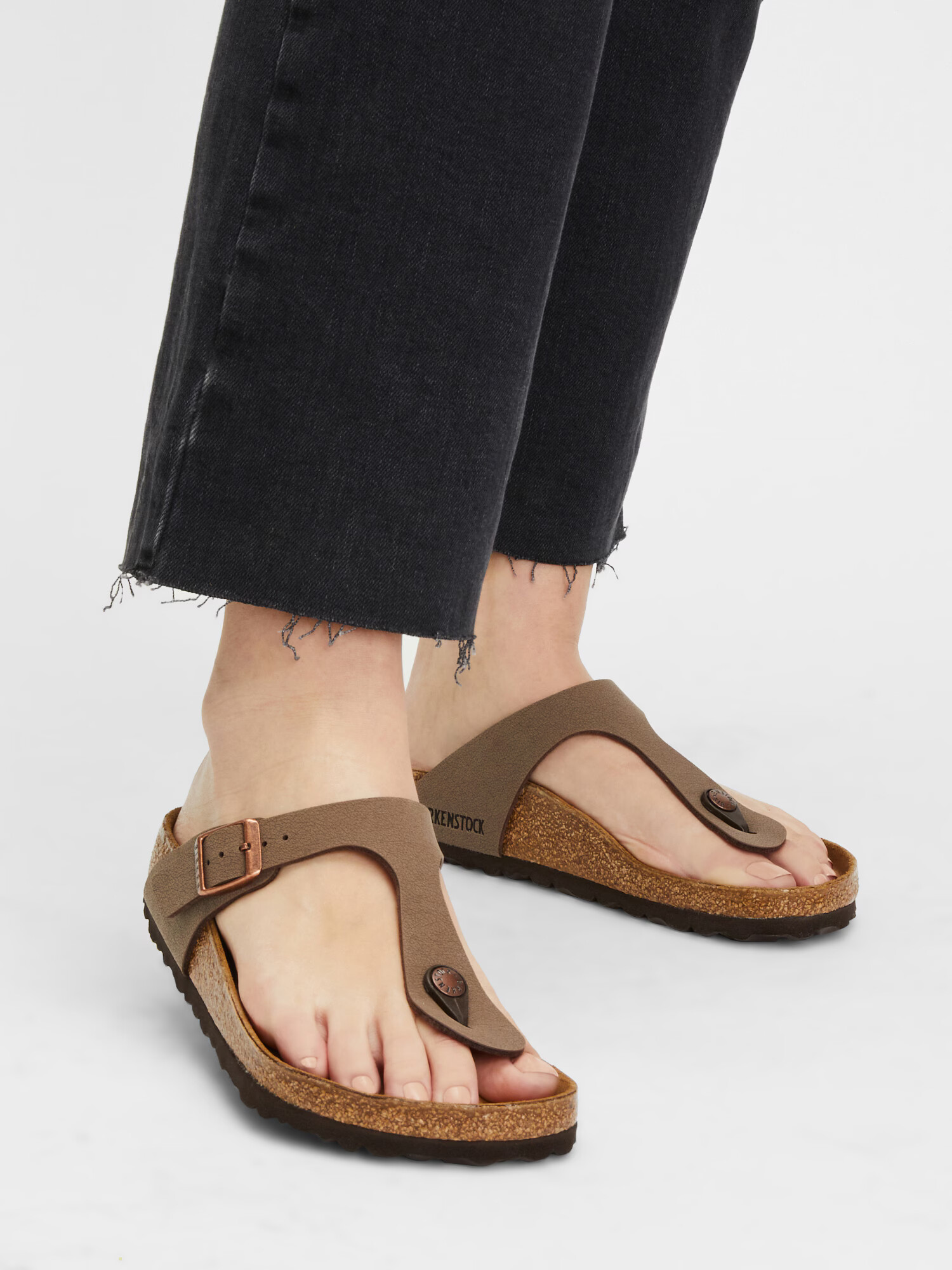 BIRKENSTOCK Japonke temno rjava - Pepit.si