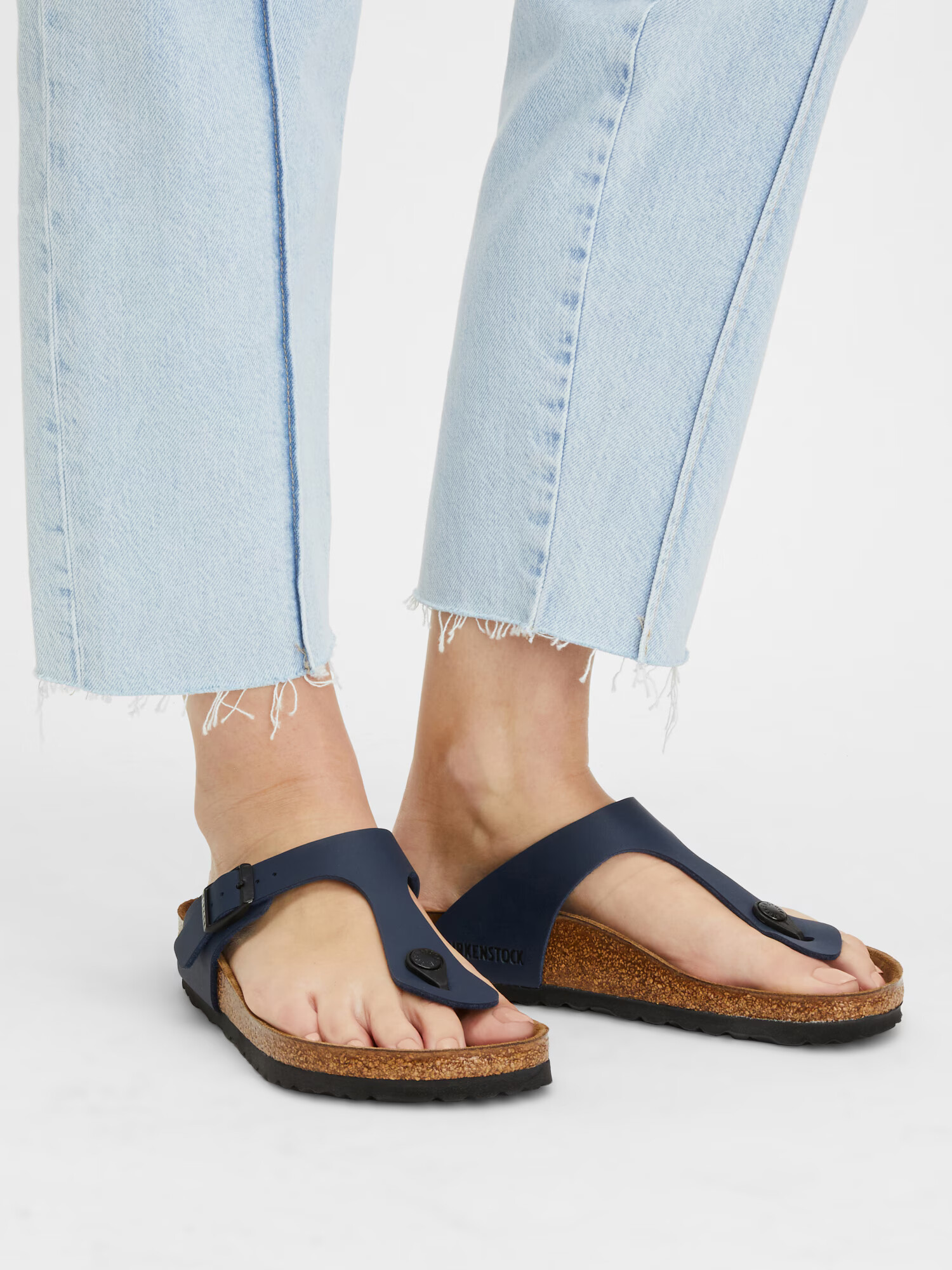 BIRKENSTOCK Japonke 'Gizeh' temno modra - Pepit.si