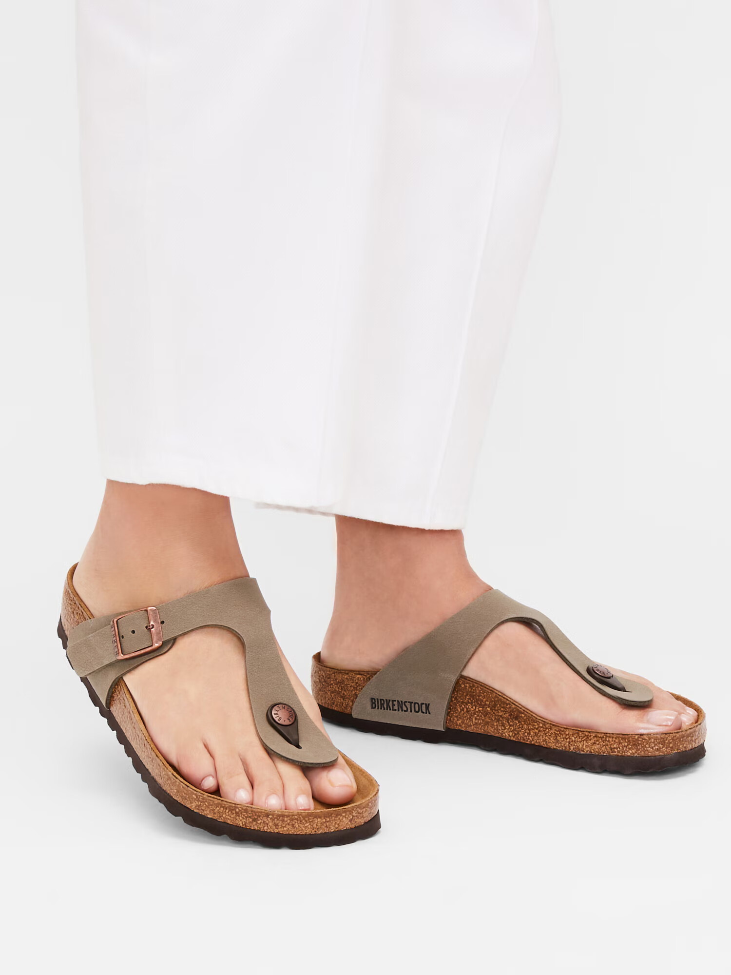 BIRKENSTOCK Japonke 'Gizeh' temno siva - Pepit.si