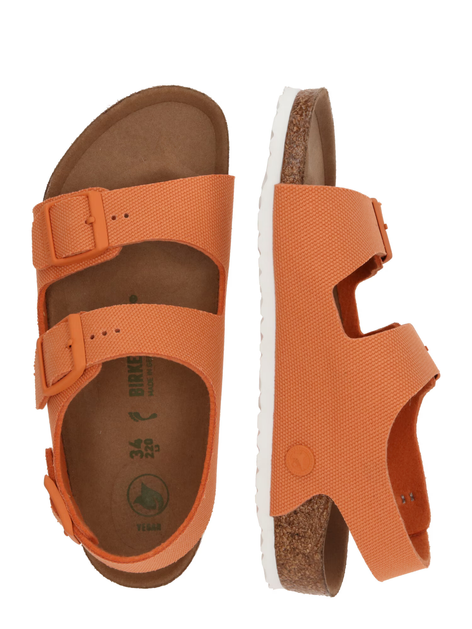 BIRKENSTOCK Sandali 'Milano' oranžna - Pepit.si