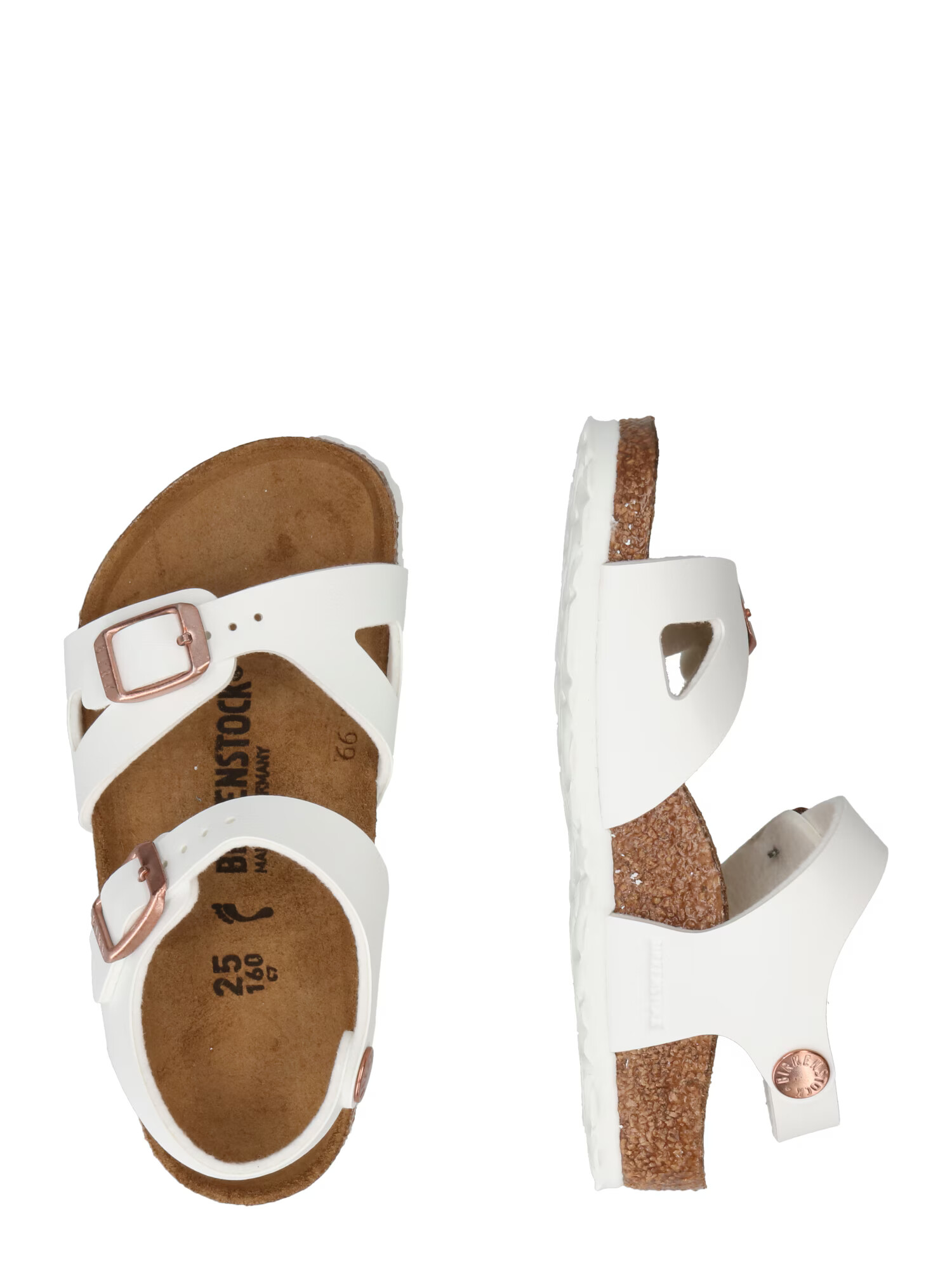 BIRKENSTOCK Sandali 'Rio' bela - Pepit.si