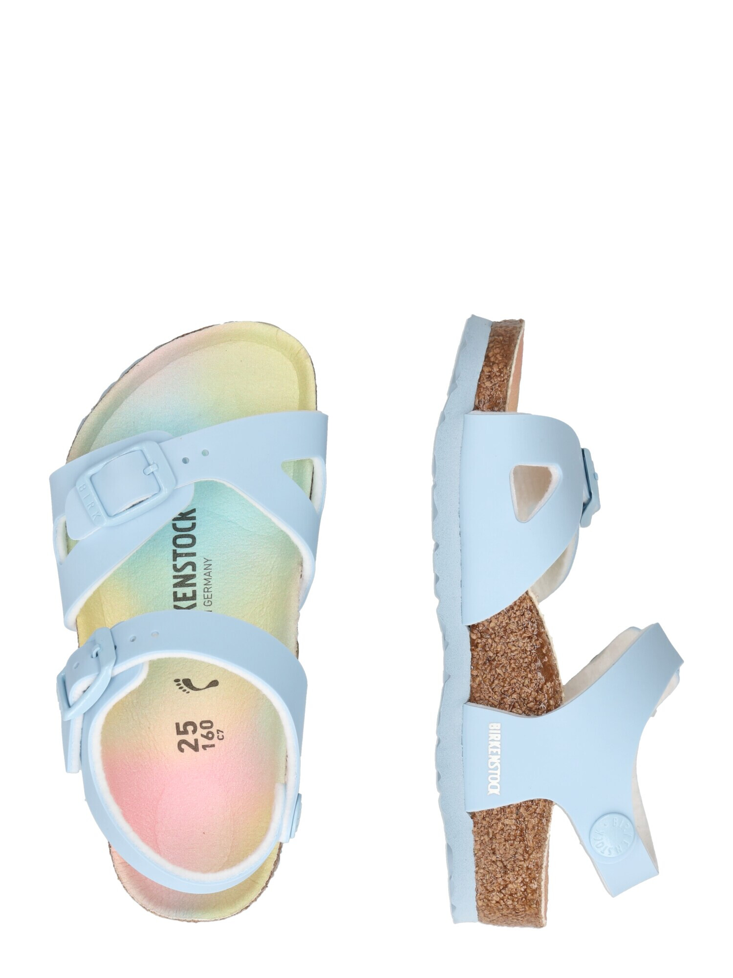 BIRKENSTOCK Sandali 'Rio' nebeško modra - Pepit.si