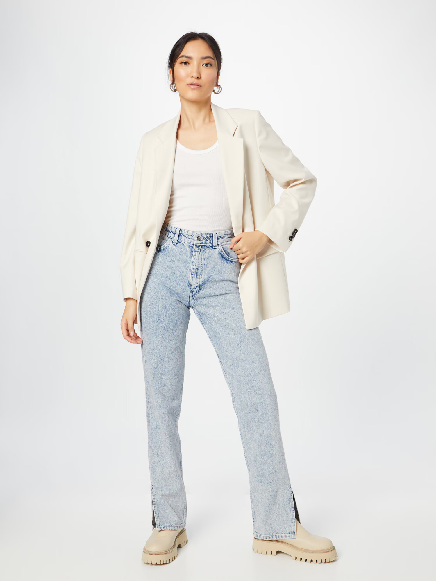 Blanche Kavbojke 'Willow' moder denim - Pepit.si