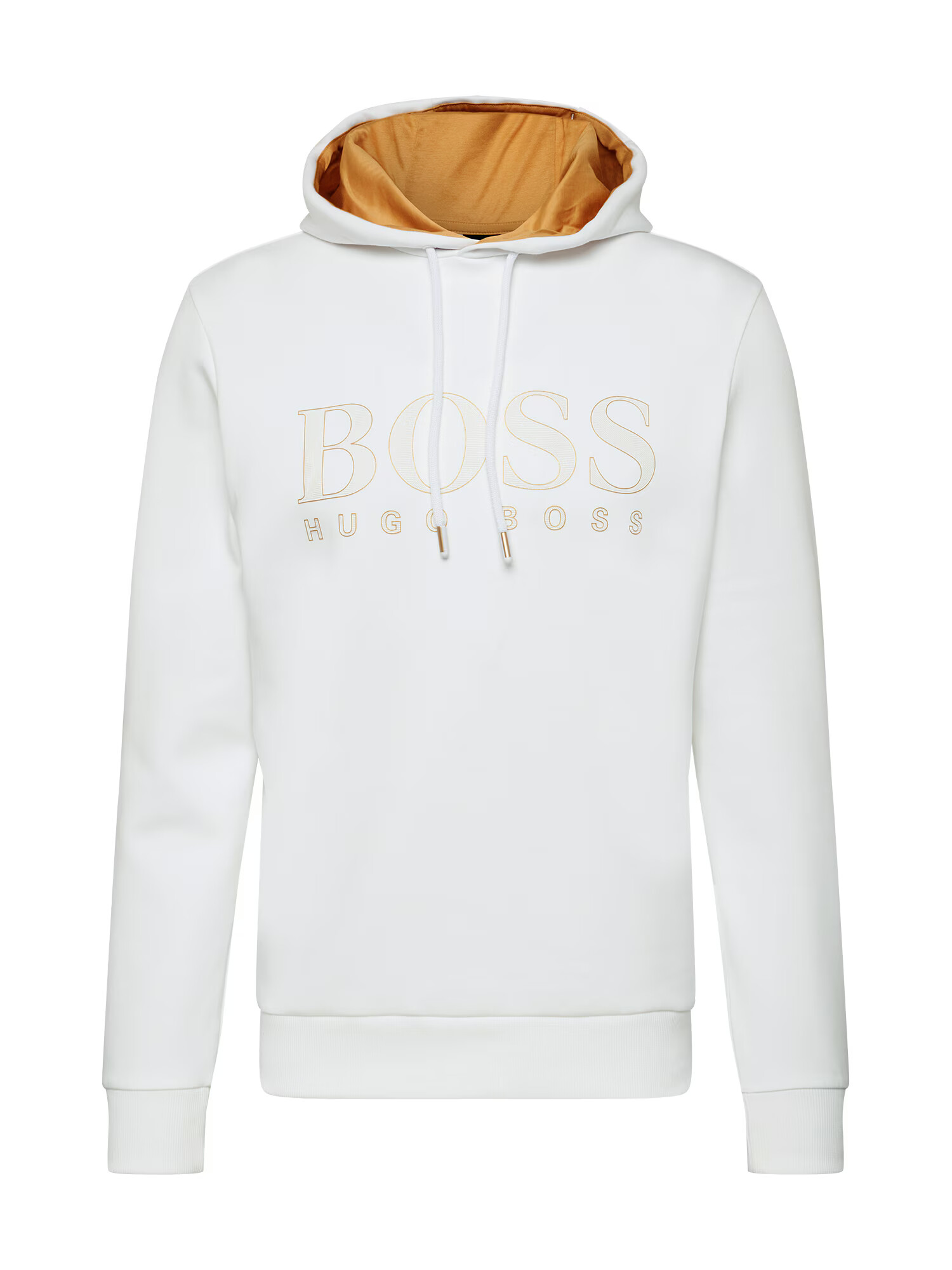 BOSS ATHLEISURE Majica 'Soody 2' bela / med - Pepit.si