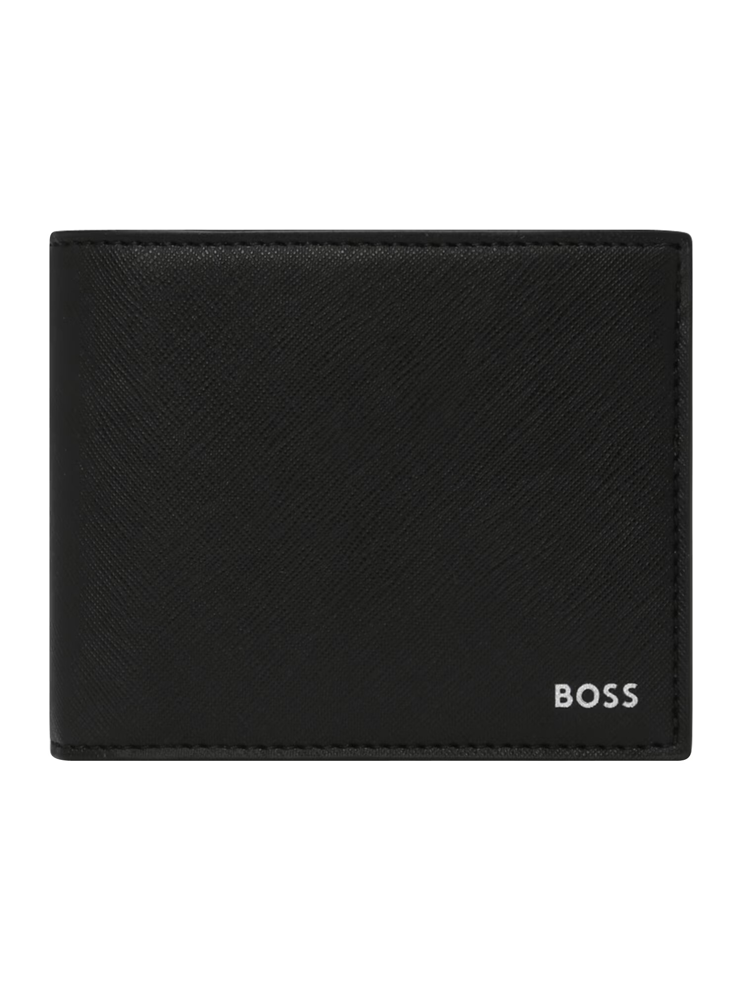 BOSS Black Denarnica 'Zair_Trifold' črna / bela - Pepit.si