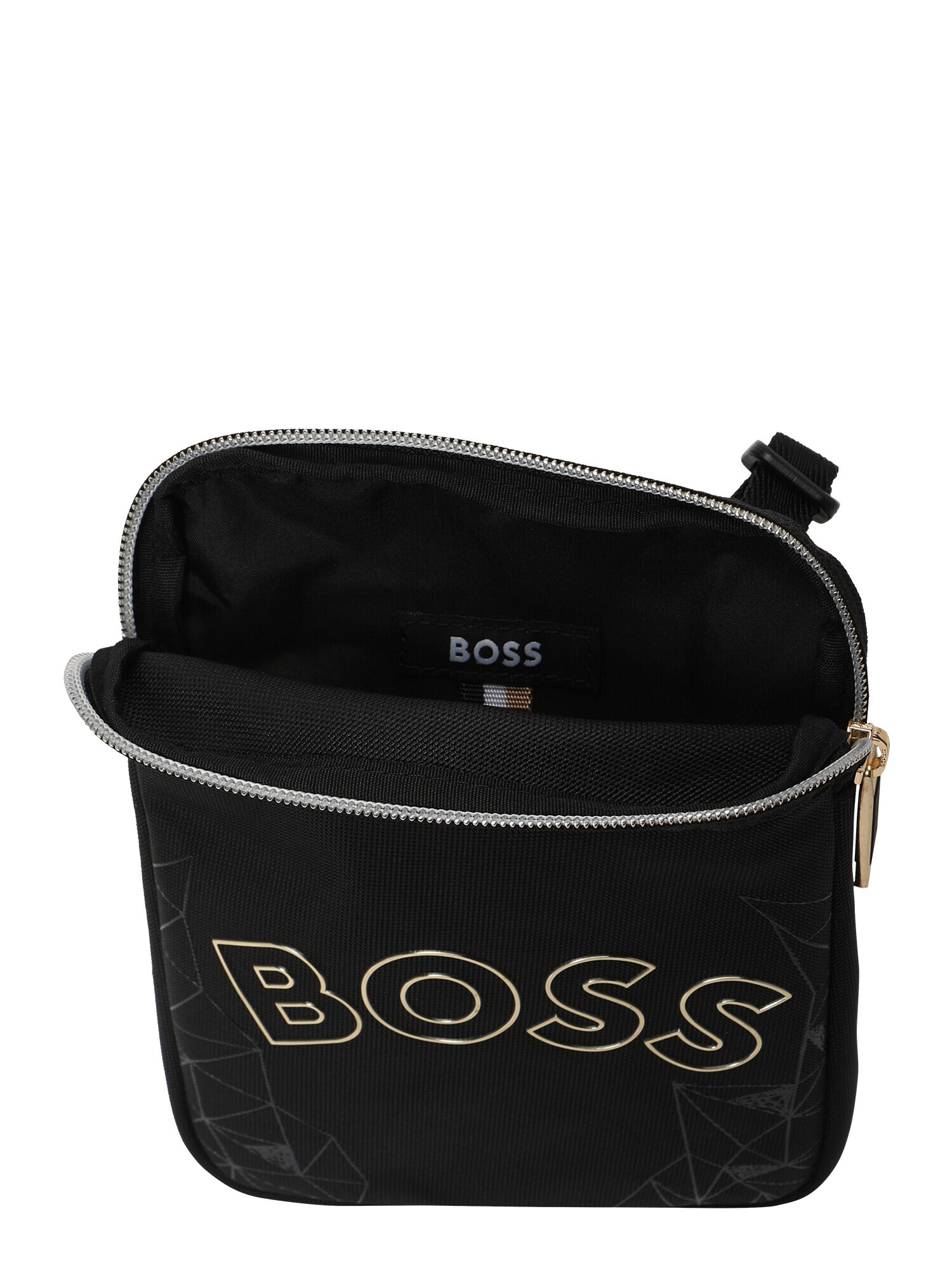 BOSS Black Torba za čez ramo 'Catch' kamela / črna - Pepit.si