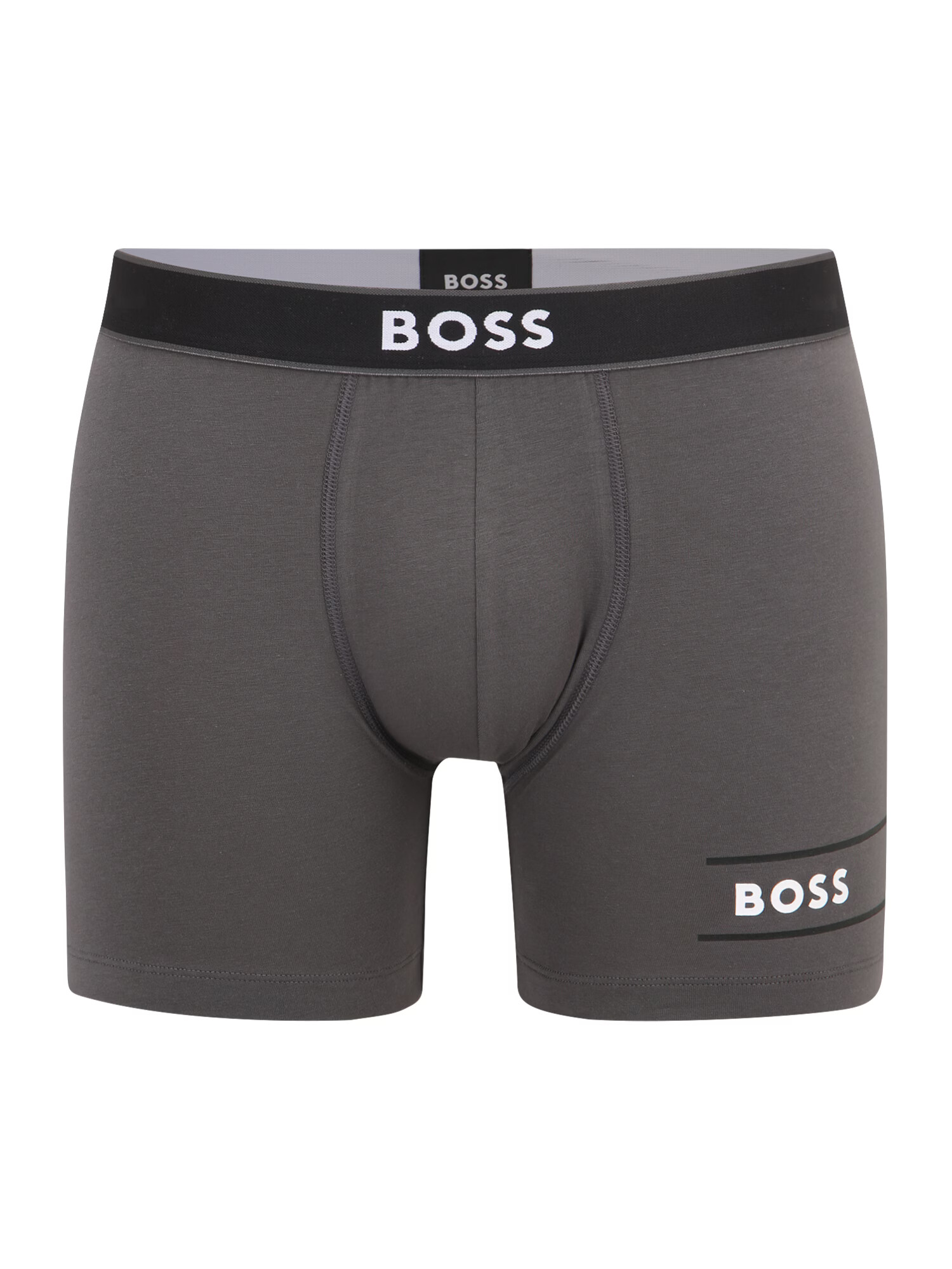 BOSS Casual Boksarice temno siva / bela - Pepit.si