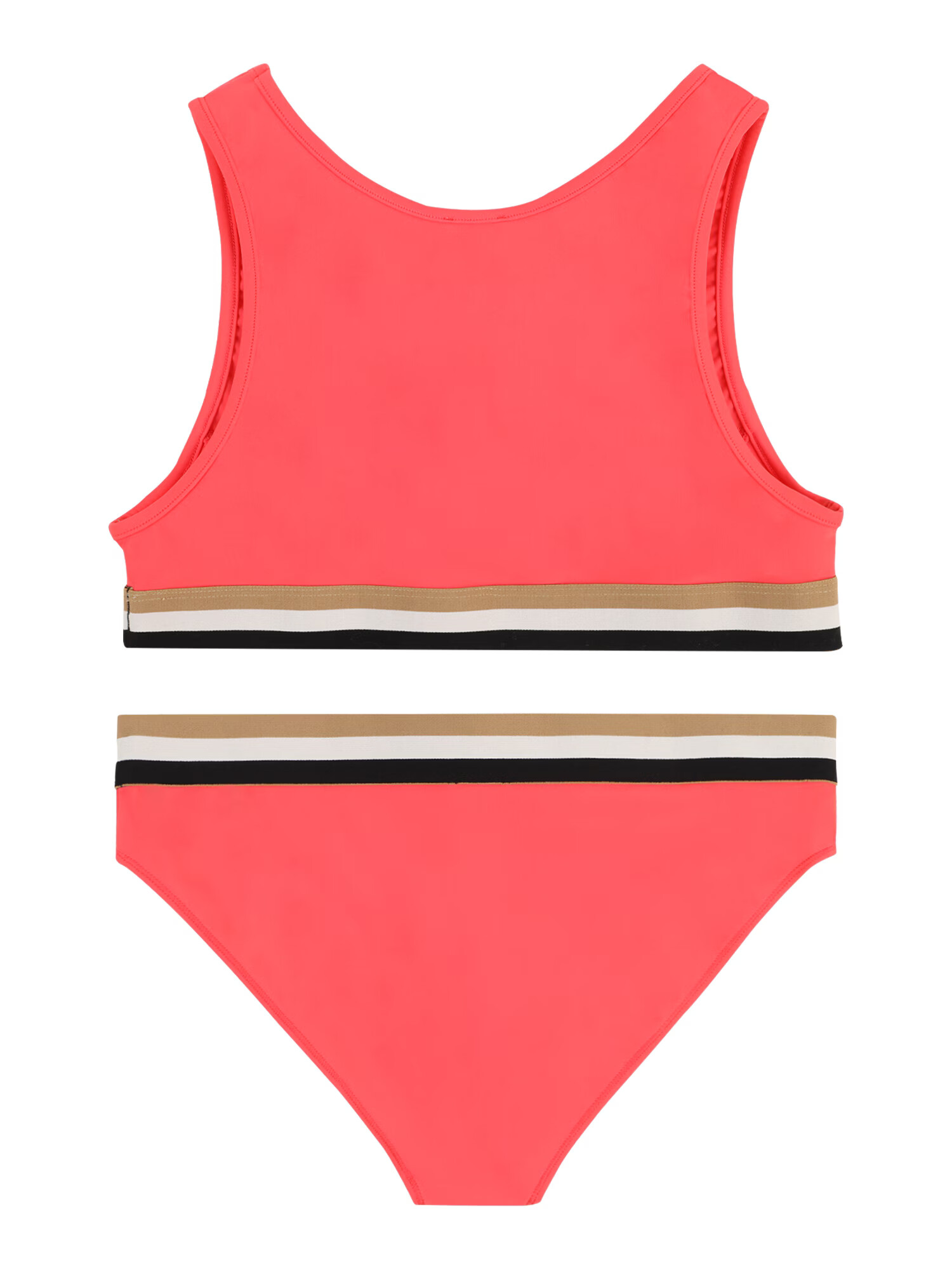 BOSS Kidswear Bikini oranžno rdeča / črna / bela - Pepit.si